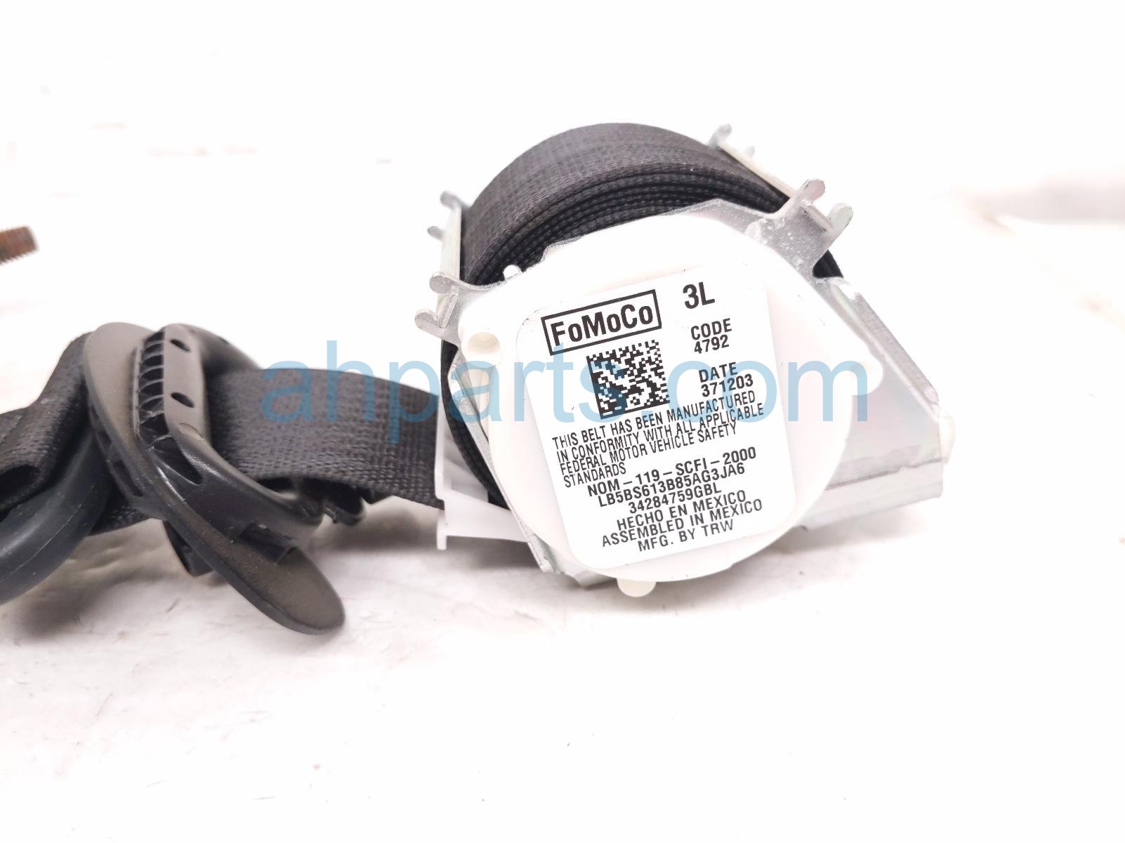 2020 Ford Explorer Rear 3rd Row Driver Seat Belt Black LB5Z 78613B85 AC Replacement 2020 Ford Explorer Rear 3rd Row Driver Seat Belt Black LB5Z 78613B85 AC Replacement thumbnail