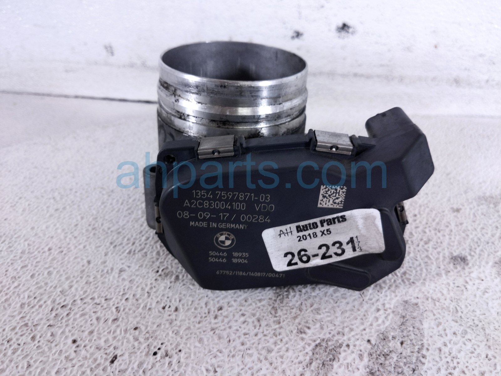 2018 BMW X5 Throttle Body 13547597871 Replacement 2018 BMW X5 Throttle Body 13547597871 Replacement thumbnail