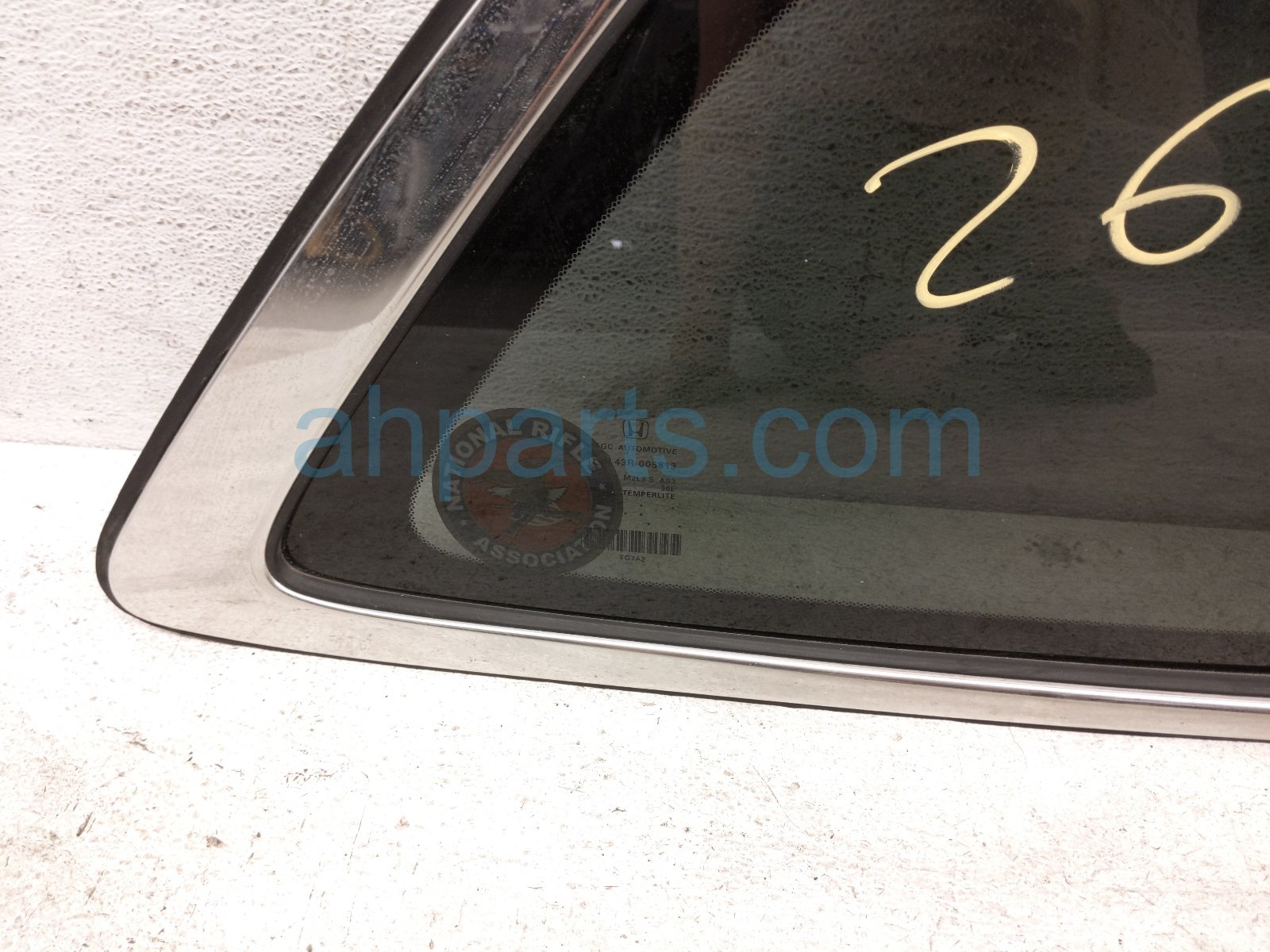 2020 Honda Pilot Passenger Quarter Window Glass 73500 TG7 A21 Replacement 2020 Honda Pilot Passenger Quarter Window Glass 73500 TG7 A21 Replacement thumbnail