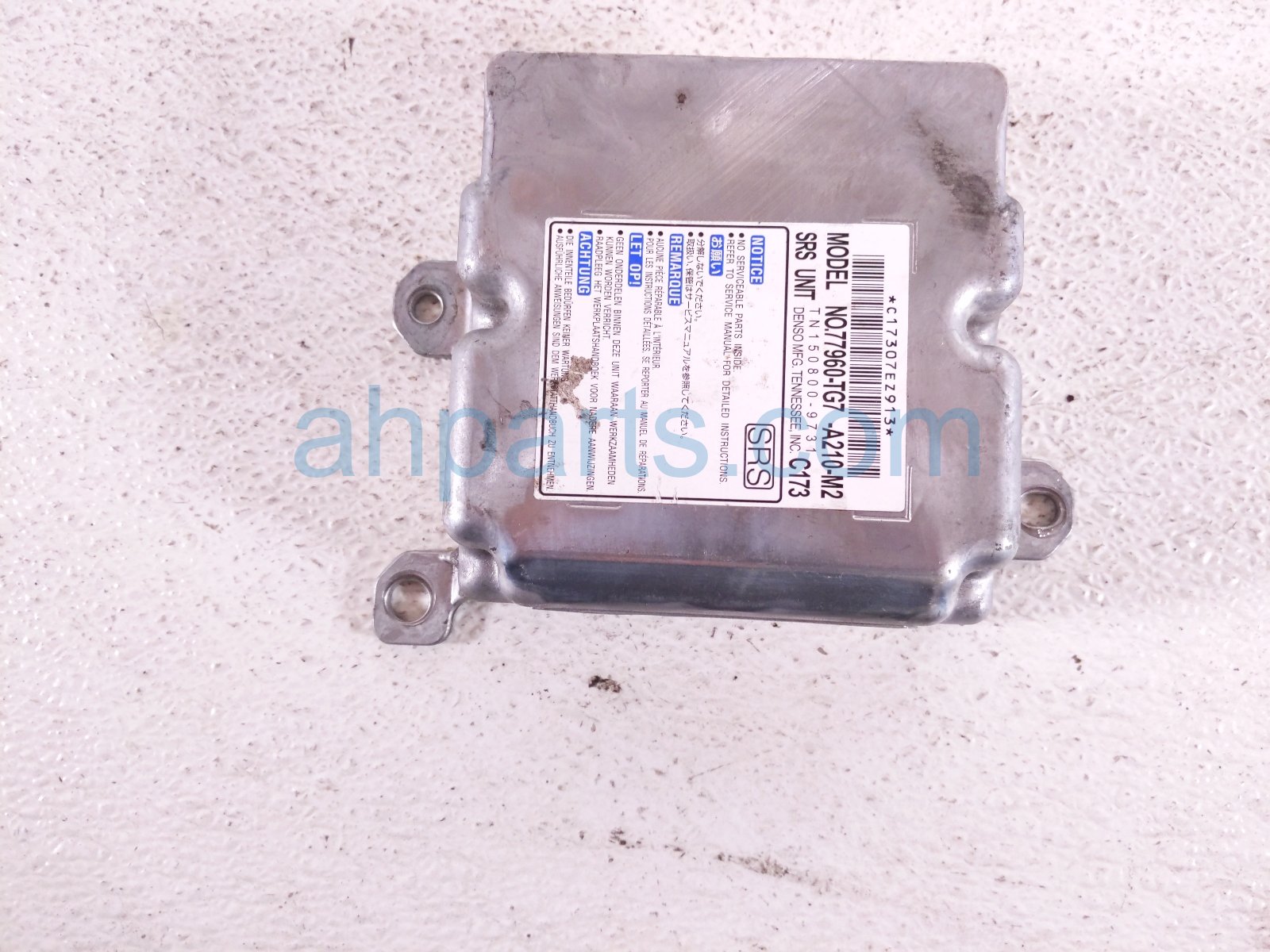 2020 Honda Pilot Srs Airbag Computer 5 Blown Ab 77960 TG7 A21 Replacement 2020 Honda Pilot Srs Airbag Computer 5 Blown Ab 77960 TG7 A21 Replacement thumbnail