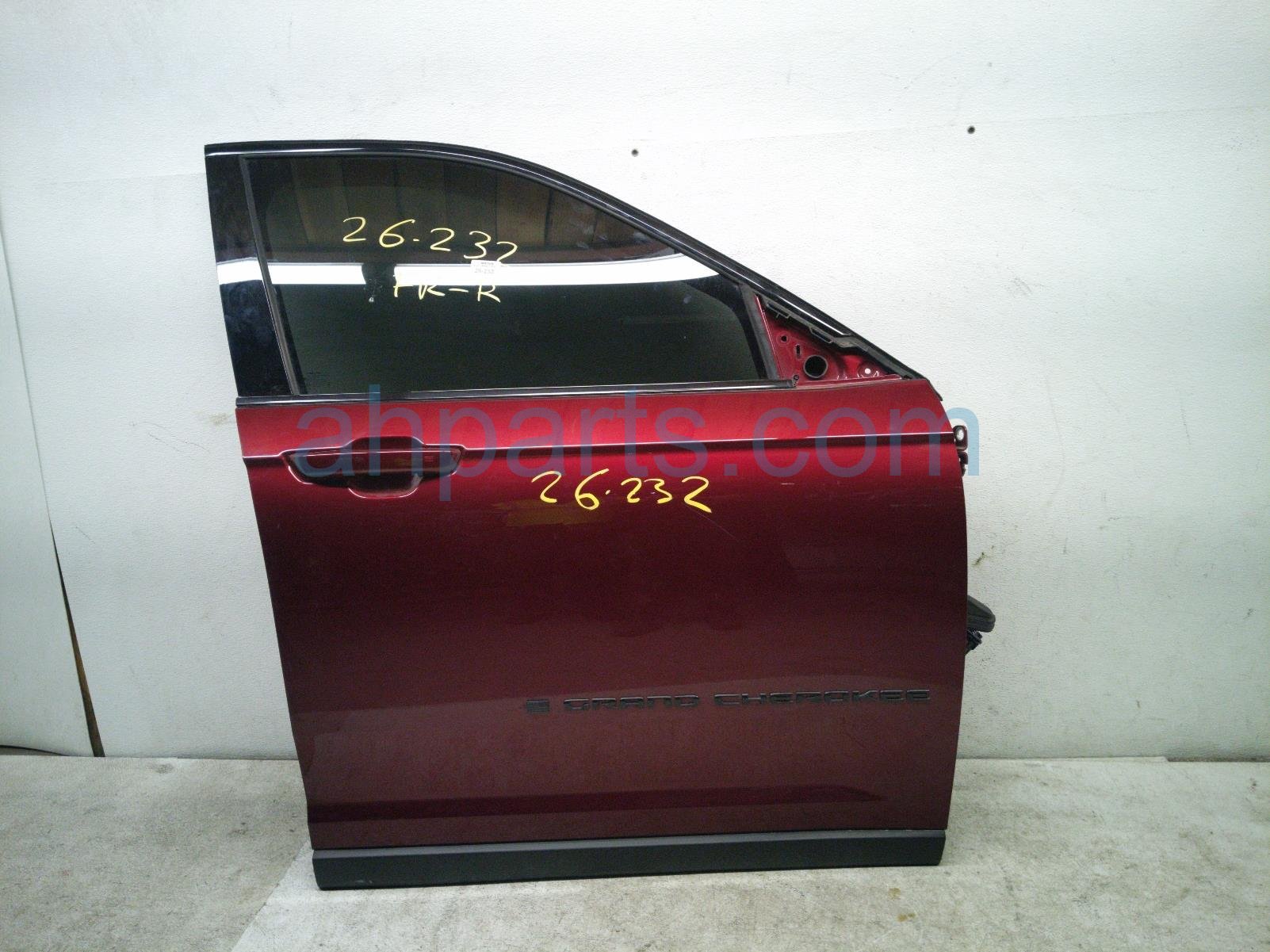 2024 Jeep Grand Cherokee Front Passenger Door Red No Mirror/trim 68376998AH Replacement 2024 Jeep Grand Cherokee Front Passenger Door Red No Mirror/trim 68376998AH Replacement thumbnail
