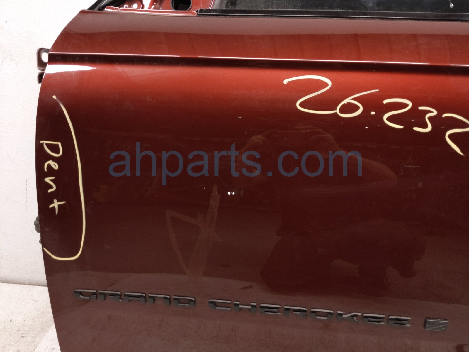 2024 Jeep Grand Cherokee Front Driver Door Red No Mirror/trim* 68376998AH Replacement 2024 Jeep Grand Cherokee Front Driver Door Red No Mirror/trim* 68376998AH Replacement thumbnail