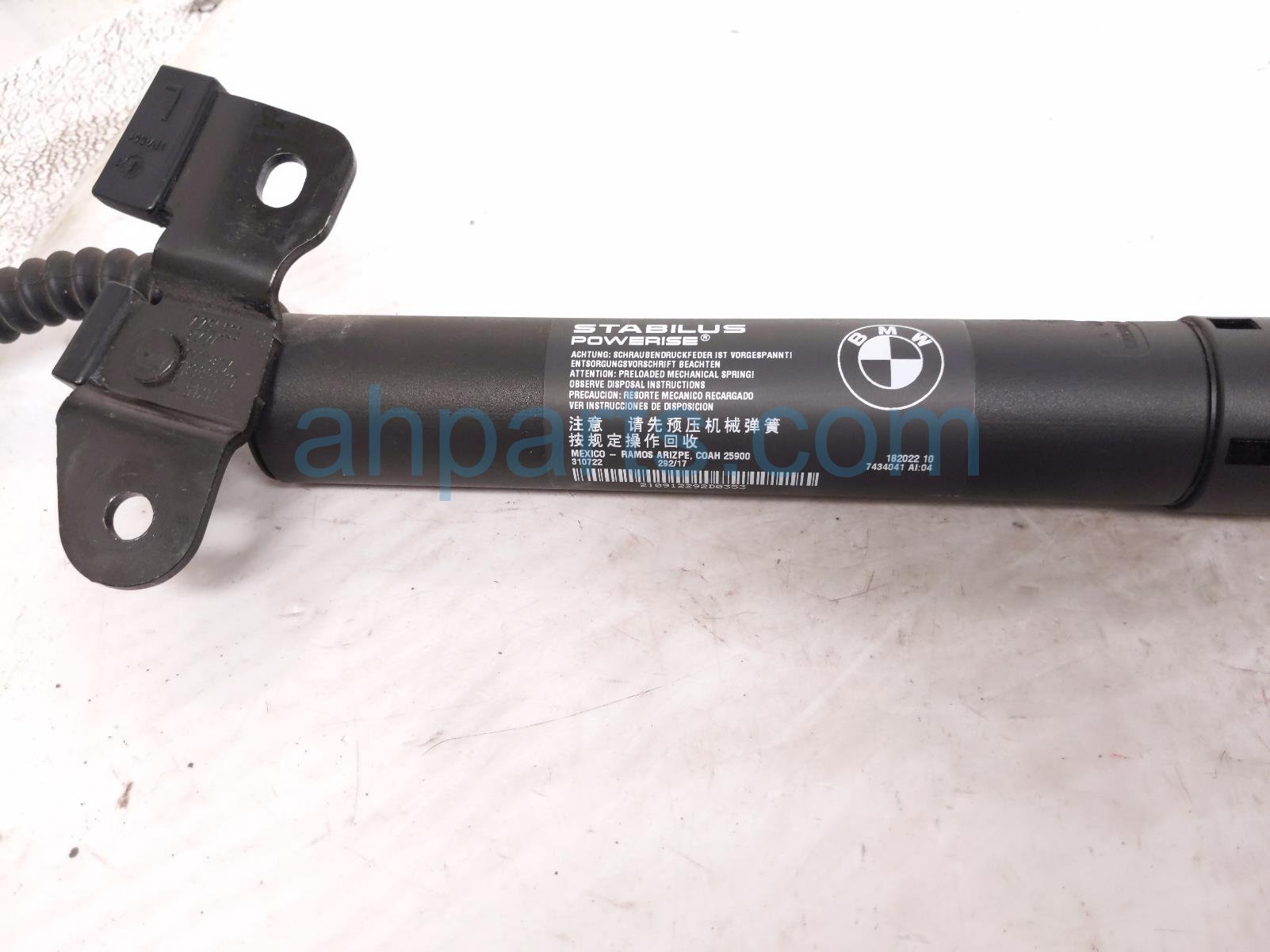 2018 BMW X5 Rear Driver Power Liftgate Strut 51 24 7 294 469 Replacement 2018 BMW X5 Rear Driver Power Liftgate Strut 51 24 7 294 469 Replacement thumbnail