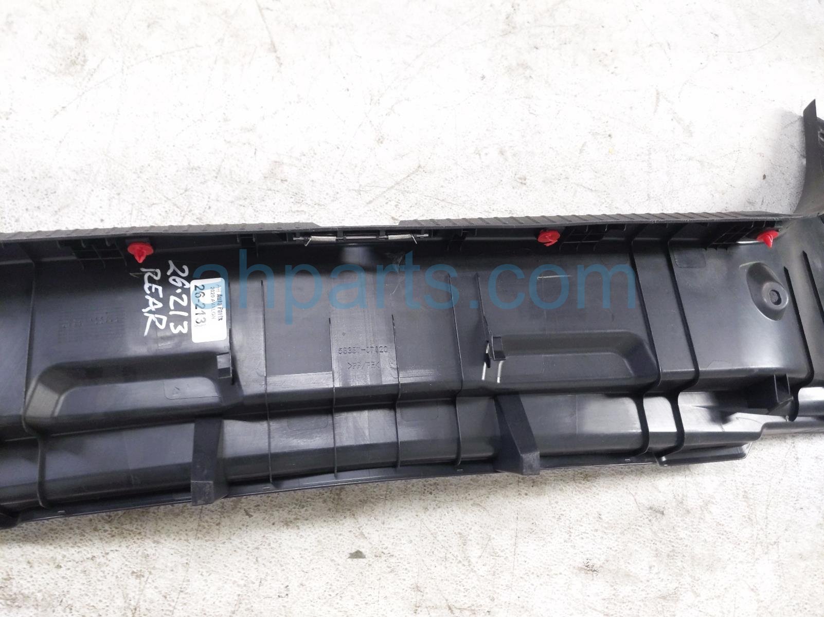 2020 Toyota Avalon Rear Trunk Sill Scuff Plate Black 58387 07020 C0 Replacement 2020 Toyota Avalon Rear Trunk Sill Scuff Plate Black 58387 07020 C0 Replacement thumbnail