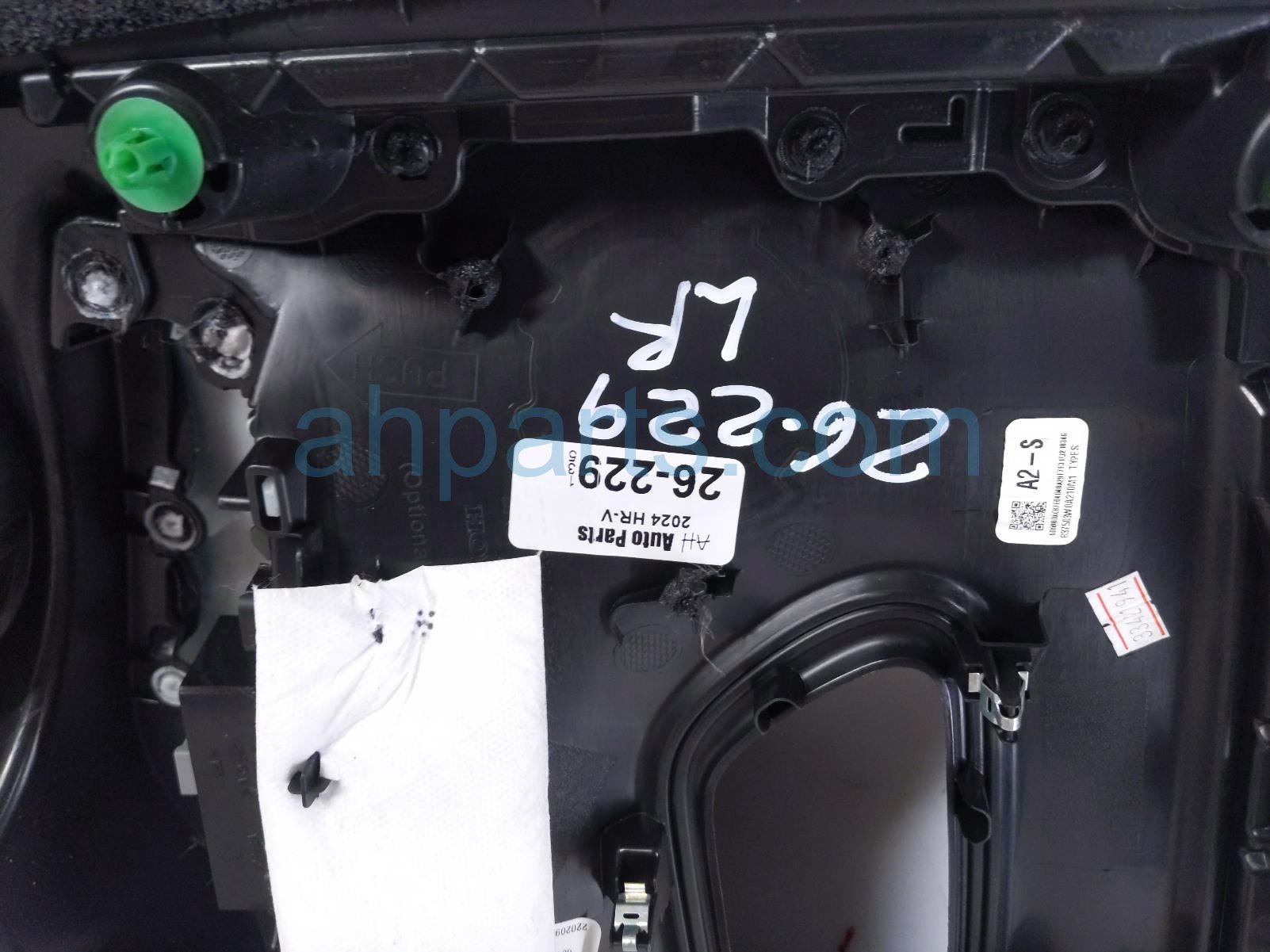 2024 Honda HR V Trim / Liner Rear Driver Interior Door Panel Black 83750 3W0 A21ZC Replacement 2024 Honda HR V Trim / Liner Rear Driver Interior Door Panel Black 83750 3W0 A21ZC Replacement thumbnail