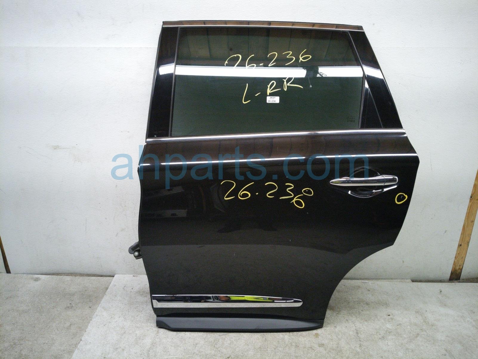 Infiniti RR/LH DOOR - BLACK - NO INSIDE TRIM