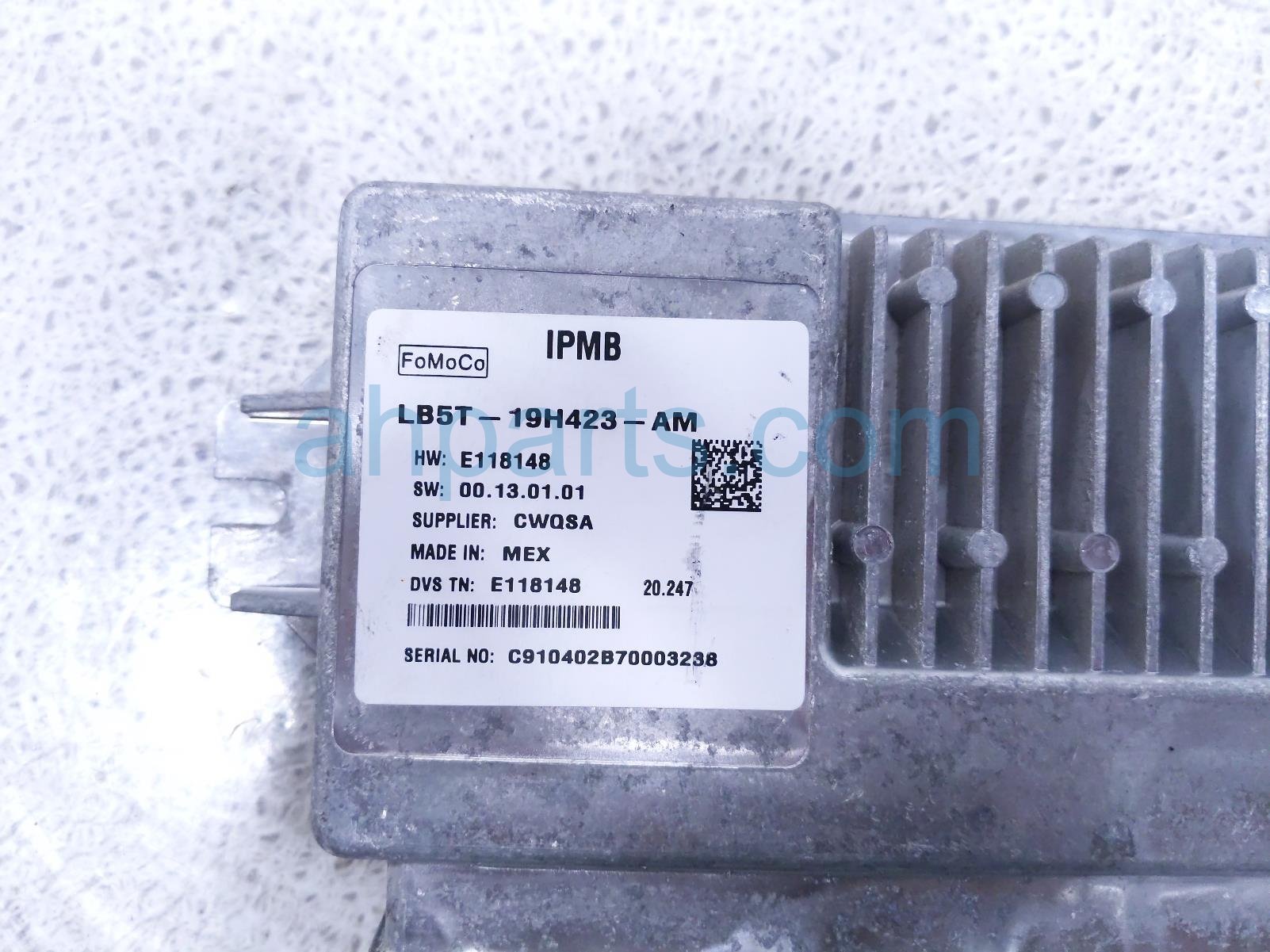 2020 Ford Explorer Image Processing Module LB5T 19H423 AM Replacement 2020 Ford Explorer Image Processing Module LB5T 19H423 AM Replacement thumbnail
