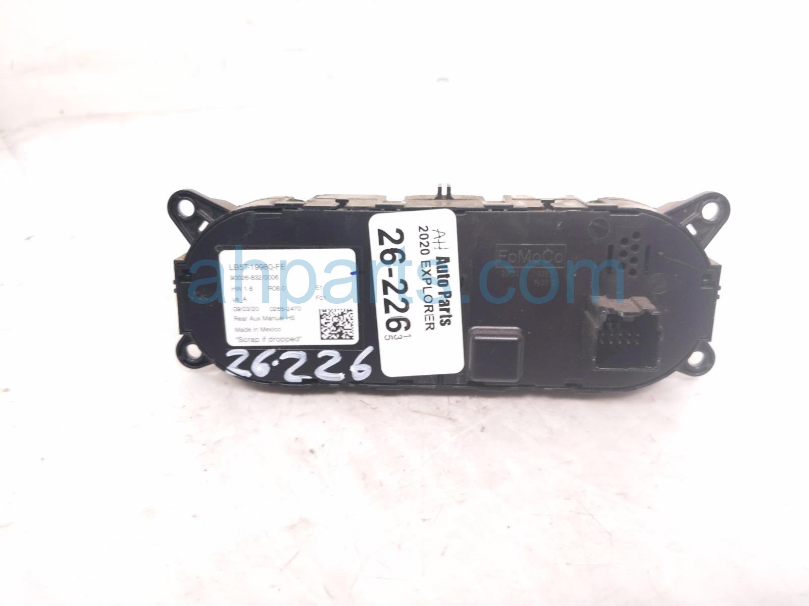 2020 Ford Explorer Temperature Climate Heater/ac Control(on Rear) LB5T 19980 FE Replacement 2020 Ford Explorer Temperature Climate Heater/ac Control(on Rear) LB5T 19980 FE Replacement thumbnail