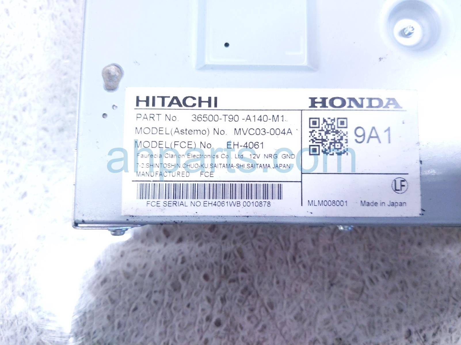 2024 Honda Pilot Surround View Camera Module Unit 36500 T90 A140 M1 Replacement 2024 Honda Pilot Surround View Camera Module Unit 36500 T90 A140 M1 Replacement thumbnail