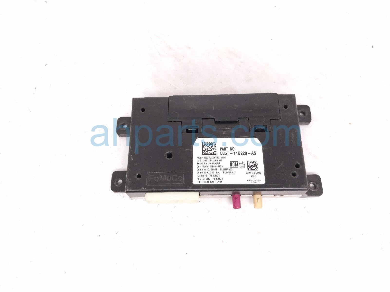 2020 Ford Explorer Telematics Transceiver Control Unit LB5T 14G229 AS Replacement 2020 Ford Explorer Telematics Transceiver Control Unit LB5T 14G229 AS Replacement thumbnail