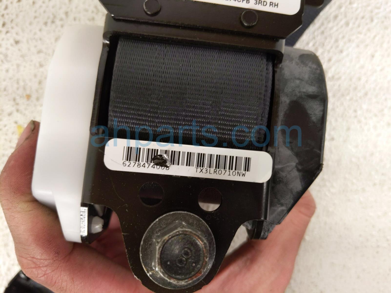 2020 Honda Pilot Rear 3rd Row Passenger Seat Belt Black 04824 TG7 A00ZB Replacement 2020 Honda Pilot Rear 3rd Row Passenger Seat Belt Black 04824 TG7 A00ZB Replacement thumbnail