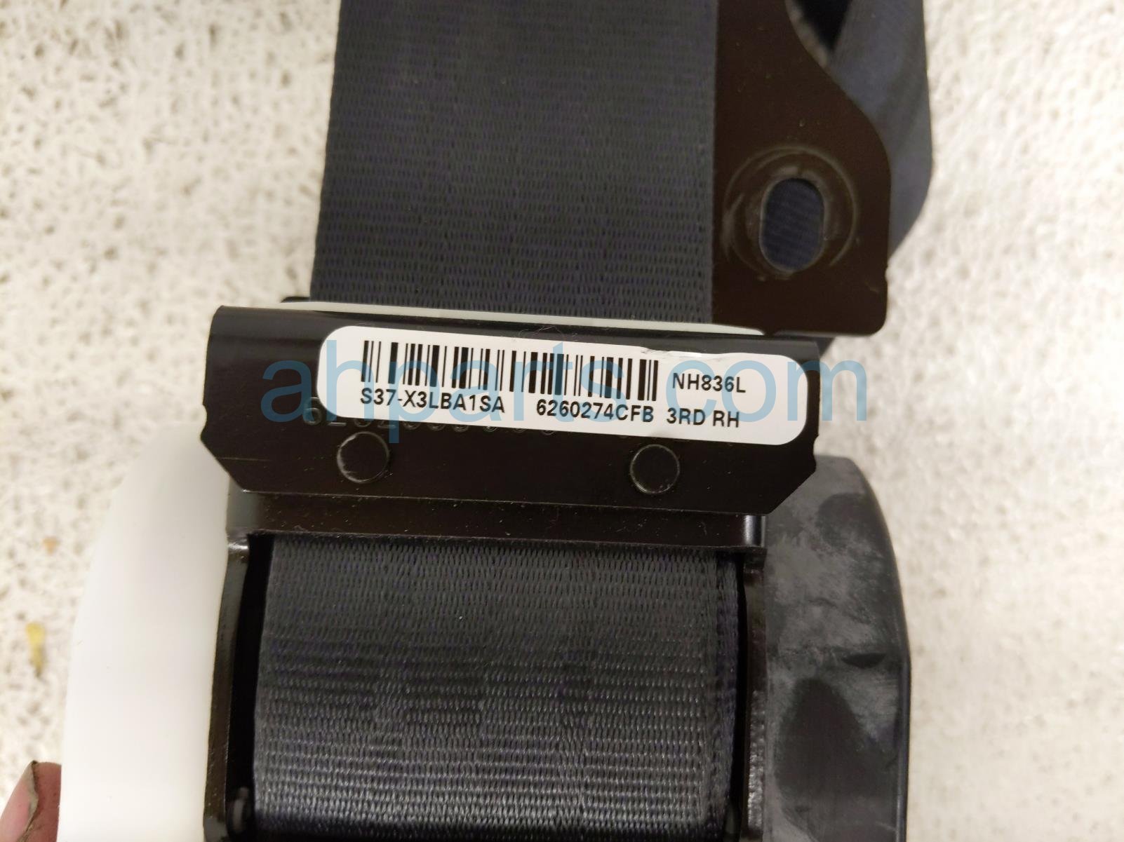 2020 Honda Pilot Rear 3rd Row Passenger Seat Belt Black 04824 TG7 A00ZB Replacement 2020 Honda Pilot Rear 3rd Row Passenger Seat Belt Black 04824 TG7 A00ZB Replacement thumbnail