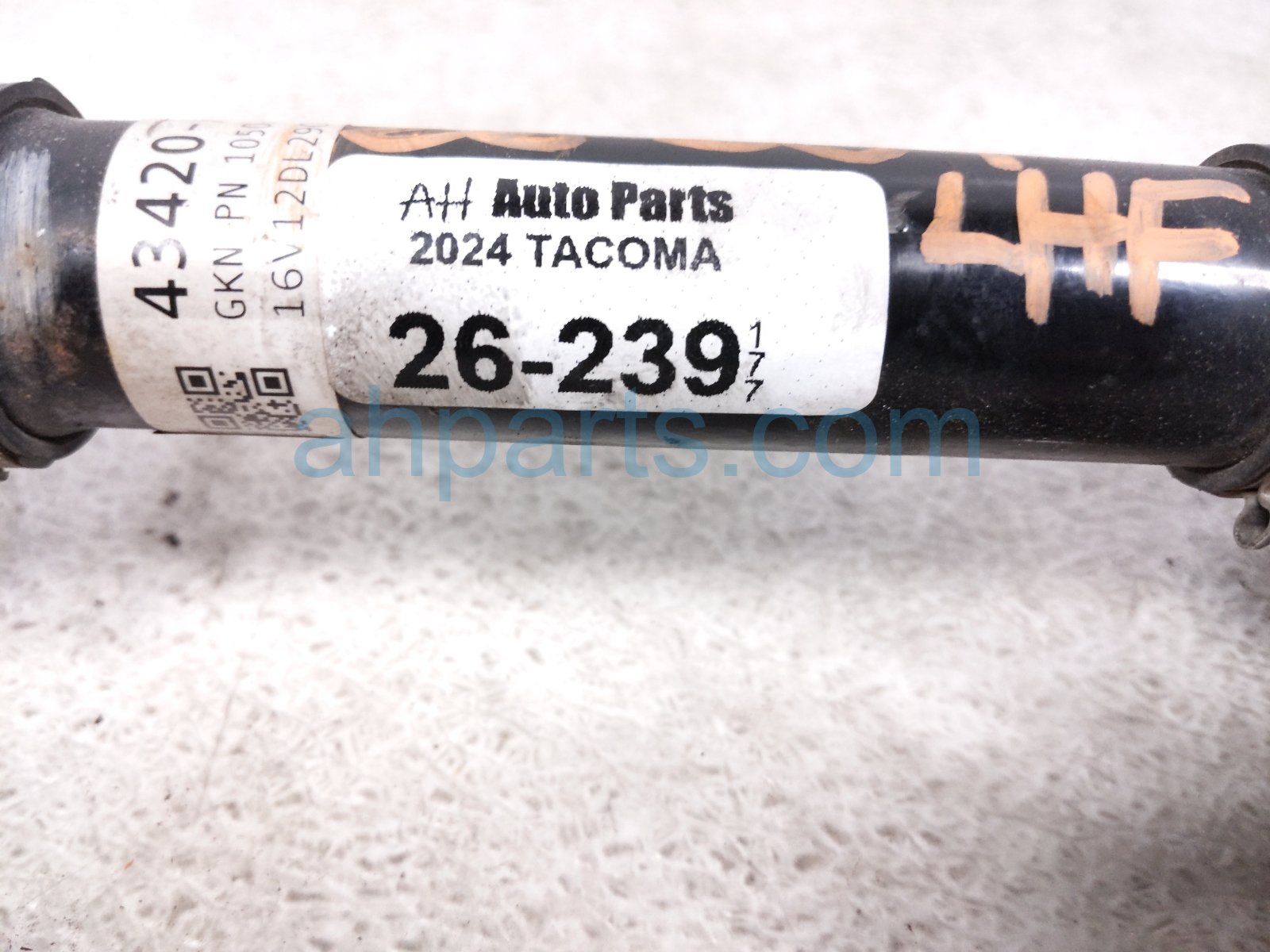 2024 Toyota Tacoma Front Driver Cv Axle Drive Shaft 43420 AK020 Replacement 2024 Toyota Tacoma Front Driver Cv Axle Drive Shaft 43420 AK020 Replacement thumbnail