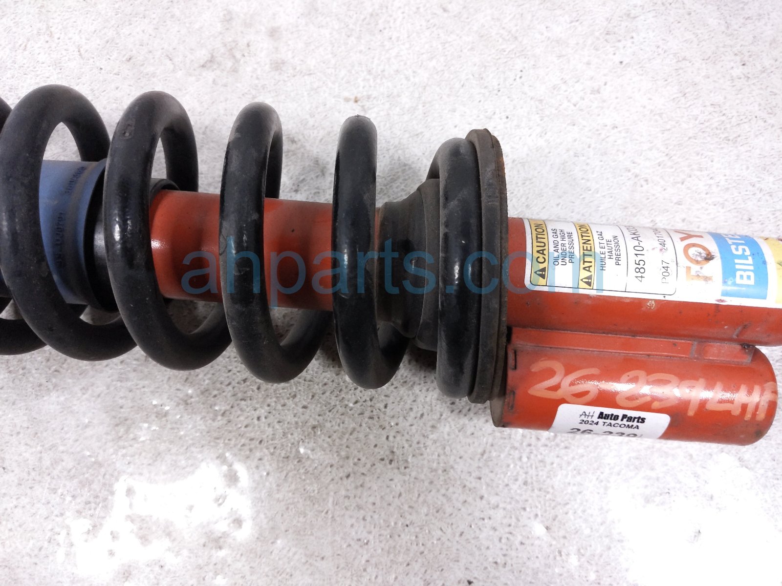 2024 Toyota Tacoma Front Driver Strut Absorber + Spring 48510 AK032 Replacement 2024 Toyota Tacoma Front Driver Strut Absorber + Spring 48510 AK032 Replacement thumbnail