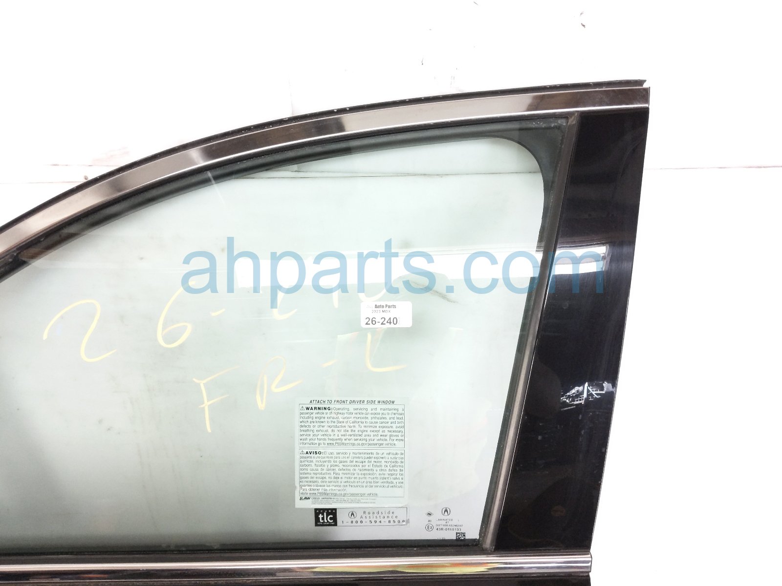 2023 Acura MDX Front Driver Door Black No Mirror/trim* 67050 TYA 315ZZ Replacement 2023 Acura MDX Front Driver Door Black No Mirror/trim* 67050 TYA 315ZZ Replacement thumbnail