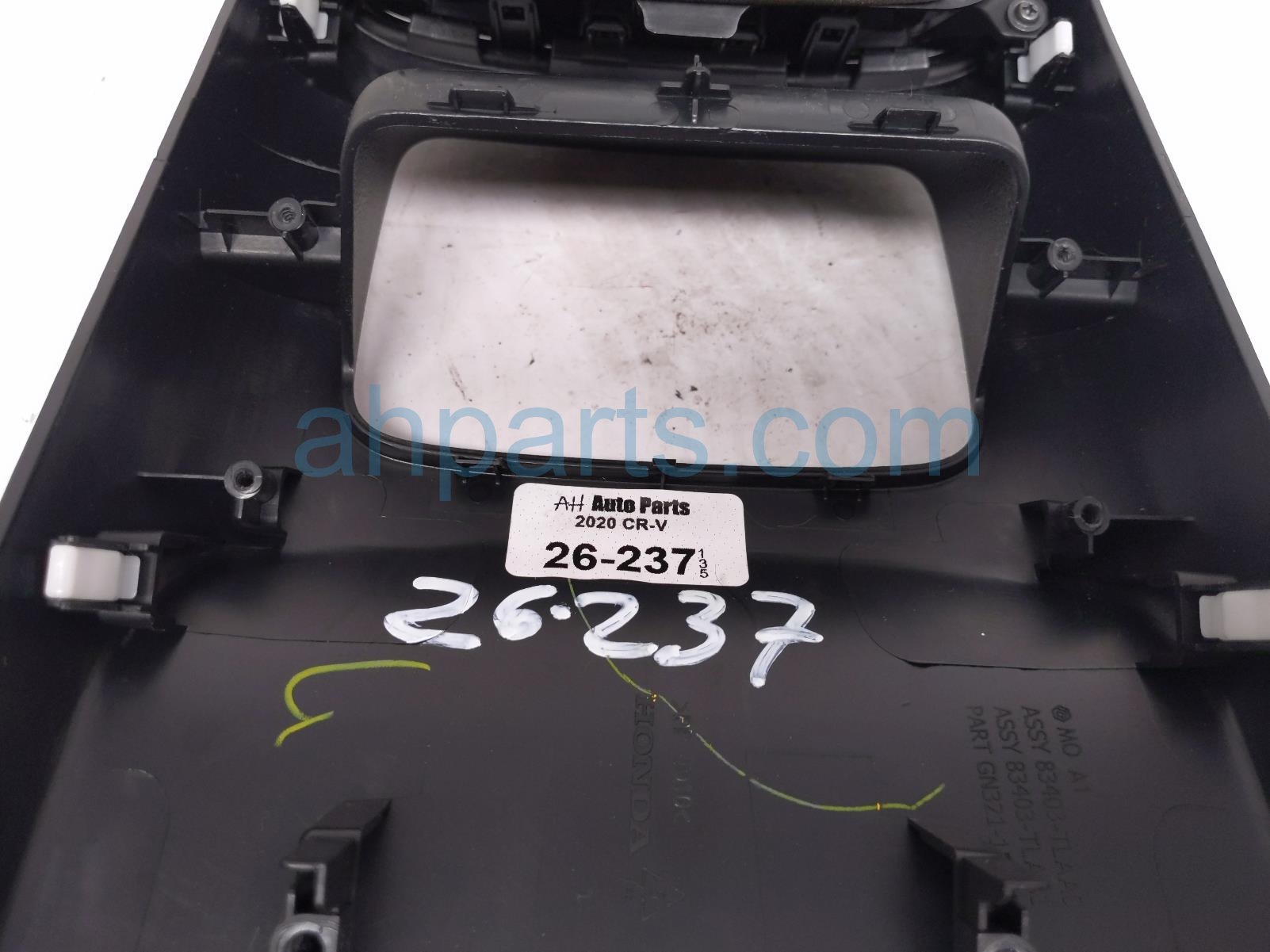 2020 Honda CR V Rear Console Trim W/vent Outlet blk 83413 TLA A01ZA Replacement 2020 Honda CR V Rear Console Trim W/vent Outlet blk 83413 TLA A01ZA Replacement thumbnail