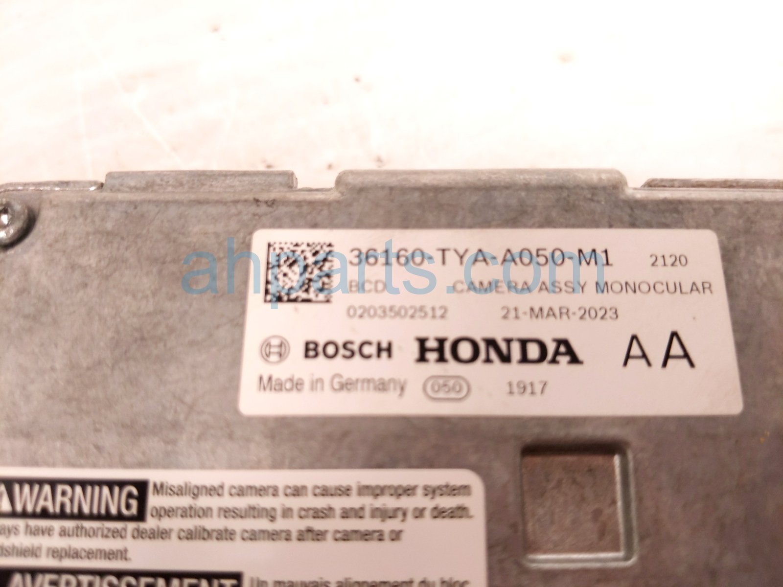 2023 Acura MDX Front Windshield Monocular Camera 3160 TYA A05 Replacement 2023 Acura MDX Front Windshield Monocular Camera 3160 TYA A05 Replacement thumbnail