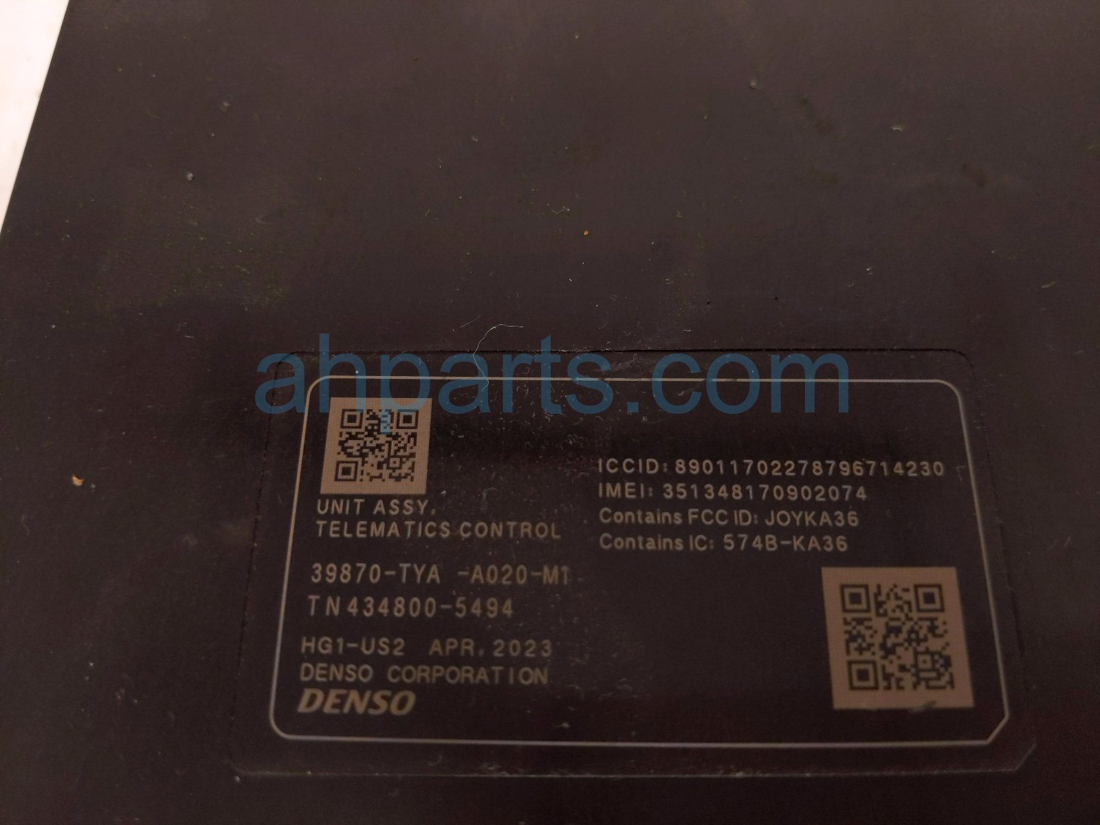 2023 Acura MDX Telematics Control Unit 39870 TYA A02 Replacement 2023 Acura MDX Telematics Control Unit 39870 TYA A02 Replacement thumbnail