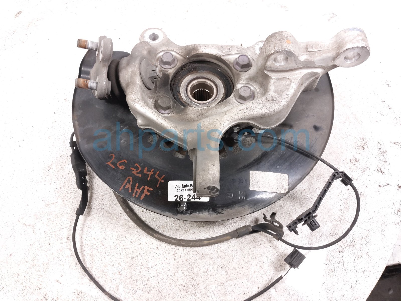 2022 Toyota Sienna Front Passenger Spindle Knuckle Hub Fwd 43550 0E020 Replacement 2022 Toyota Sienna Front Passenger Spindle Knuckle Hub Fwd 43550 0E020 Replacement thumbnail