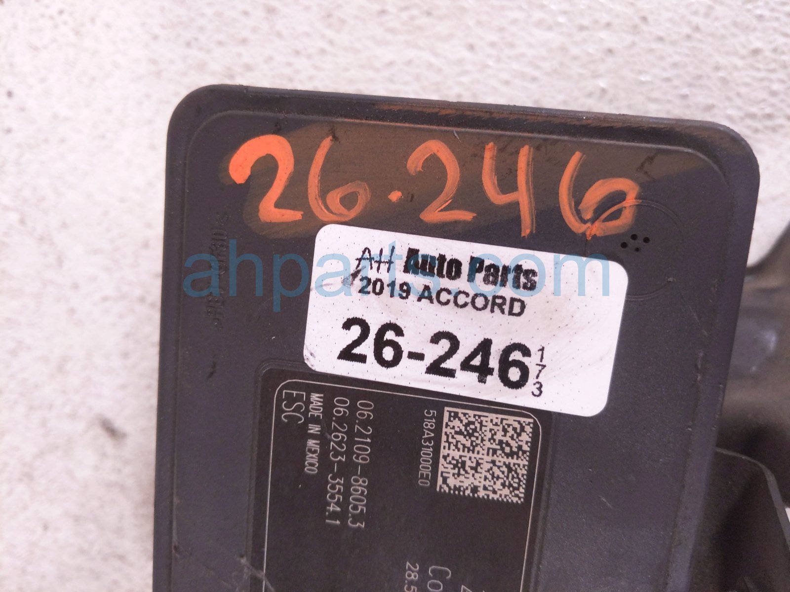 2019 Honda Accord (anti Lock Brake) Abs/vsa Pump Modulator 57100 TVA A64 Replacement 2019 Honda Accord (anti Lock Brake) Abs/vsa Pump Modulator 57100 TVA A64 Replacement thumbnail