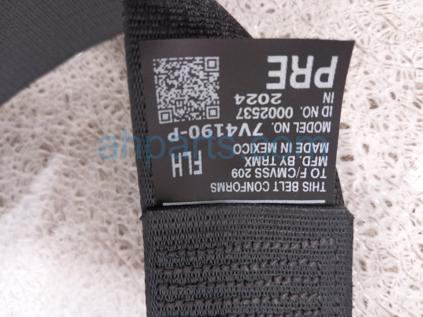 2024 Toyota Tacoma Front Driver Seat Belt Black 73220 AK010 C0 Replacement 2024 Toyota Tacoma Front Driver Seat Belt Black 73220 AK010 C0 Replacement thumbnail
