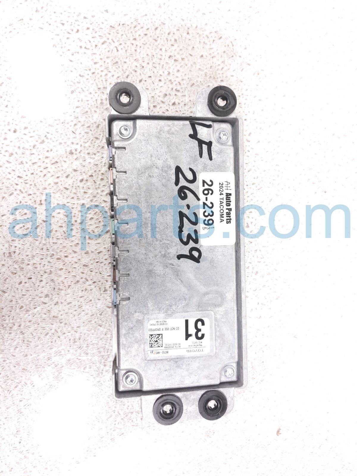 2024 Toyota Tacoma Park Assist Module Front Passenger 86792 AK031 Replacement 2024 Toyota Tacoma Park Assist Module Front Passenger 86792 AK031 Replacement thumbnail