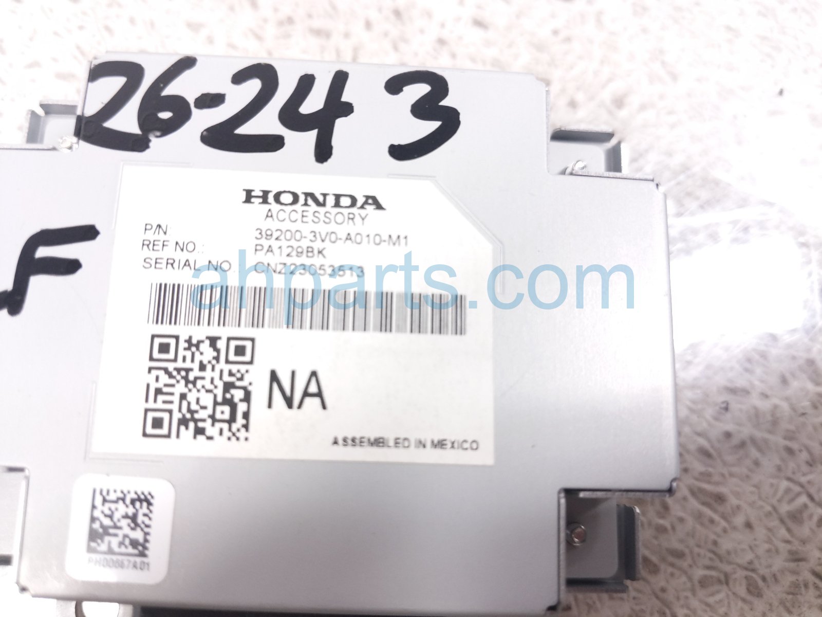 2023 Honda HR V Radio Antenna Module Black 39200 3V0 A010 M1 Replacement 2023 Honda HR V Radio Antenna Module Black 39200 3V0 A010 M1 Replacement thumbnail
