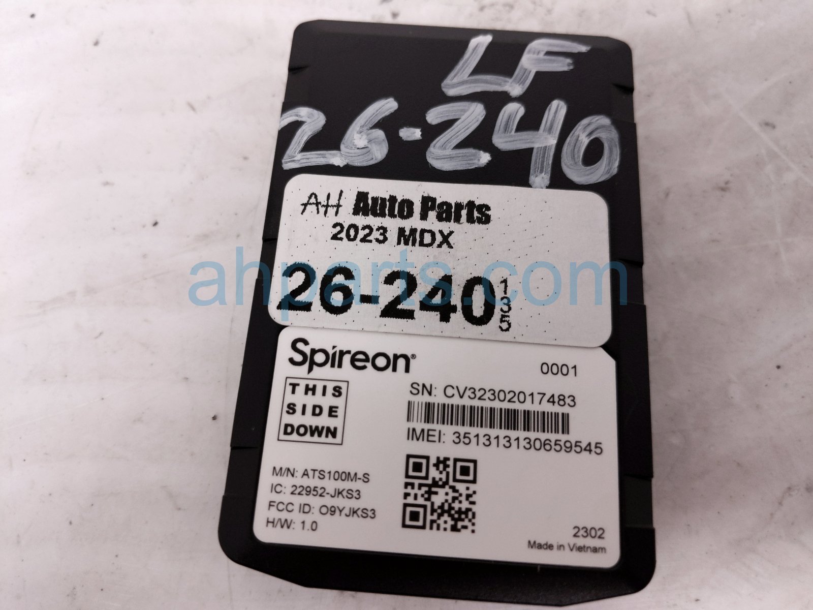 2023 Acura MDX Telematics Control Unit 36600 TYA A01ZA Replacement 2023 Acura MDX Telematics Control Unit 36600 TYA A01ZA Replacement thumbnail
