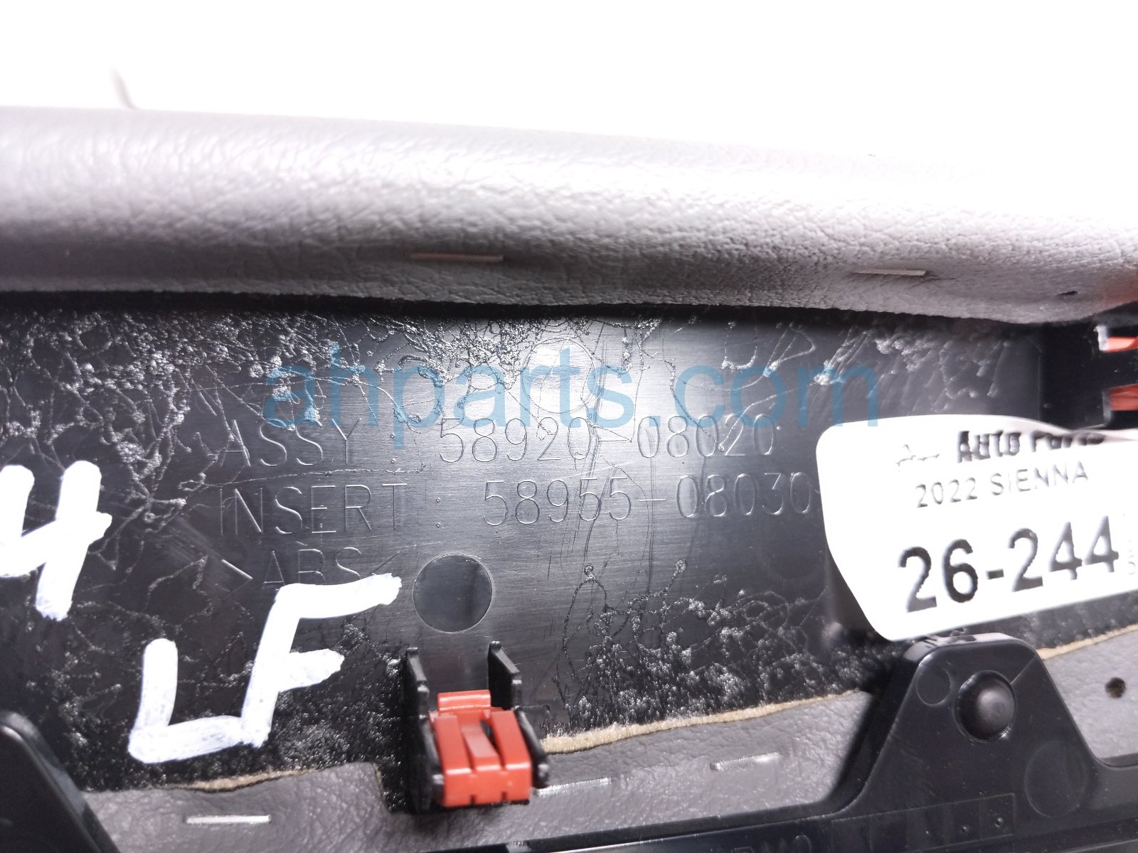 2022 Toyota Sienna Center Console Armrest Lid Grey 58920 08020 Replacement 2022 Toyota Sienna Center Console Armrest Lid Grey 58920 08020 Replacement thumbnail
