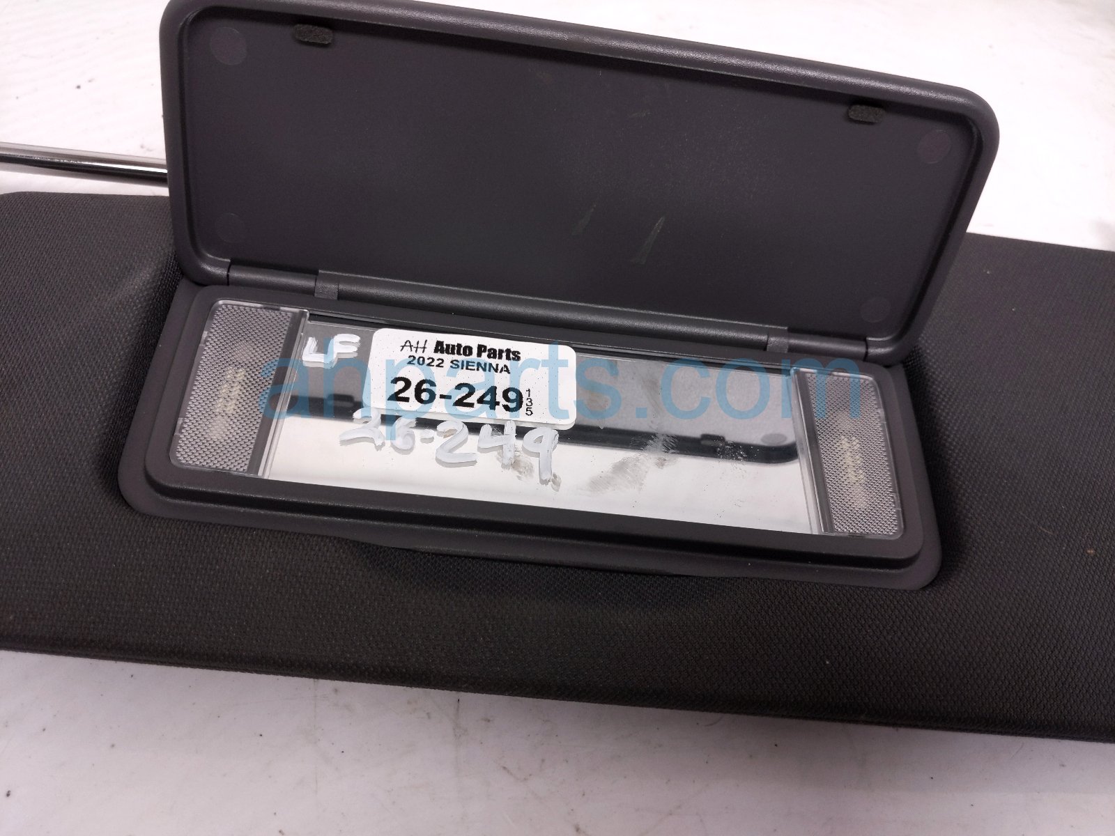2022 Toyota Sienna Driver Sun Visor Black 74320 08050 B3 Replacement 2022 Toyota Sienna Driver Sun Visor Black 74320 08050 B3 Replacement thumbnail