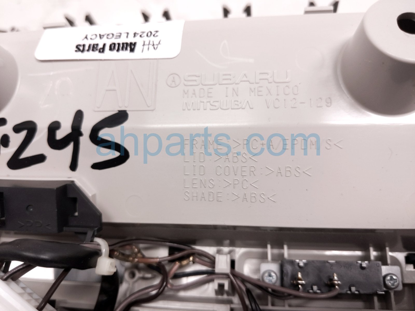 2024 Subaru Legacy Overhead Console / Map Light Grey 92151AN20AME Replacement 2024 Subaru Legacy Overhead Console / Map Light Grey 92151AN20AME Replacement thumbnail