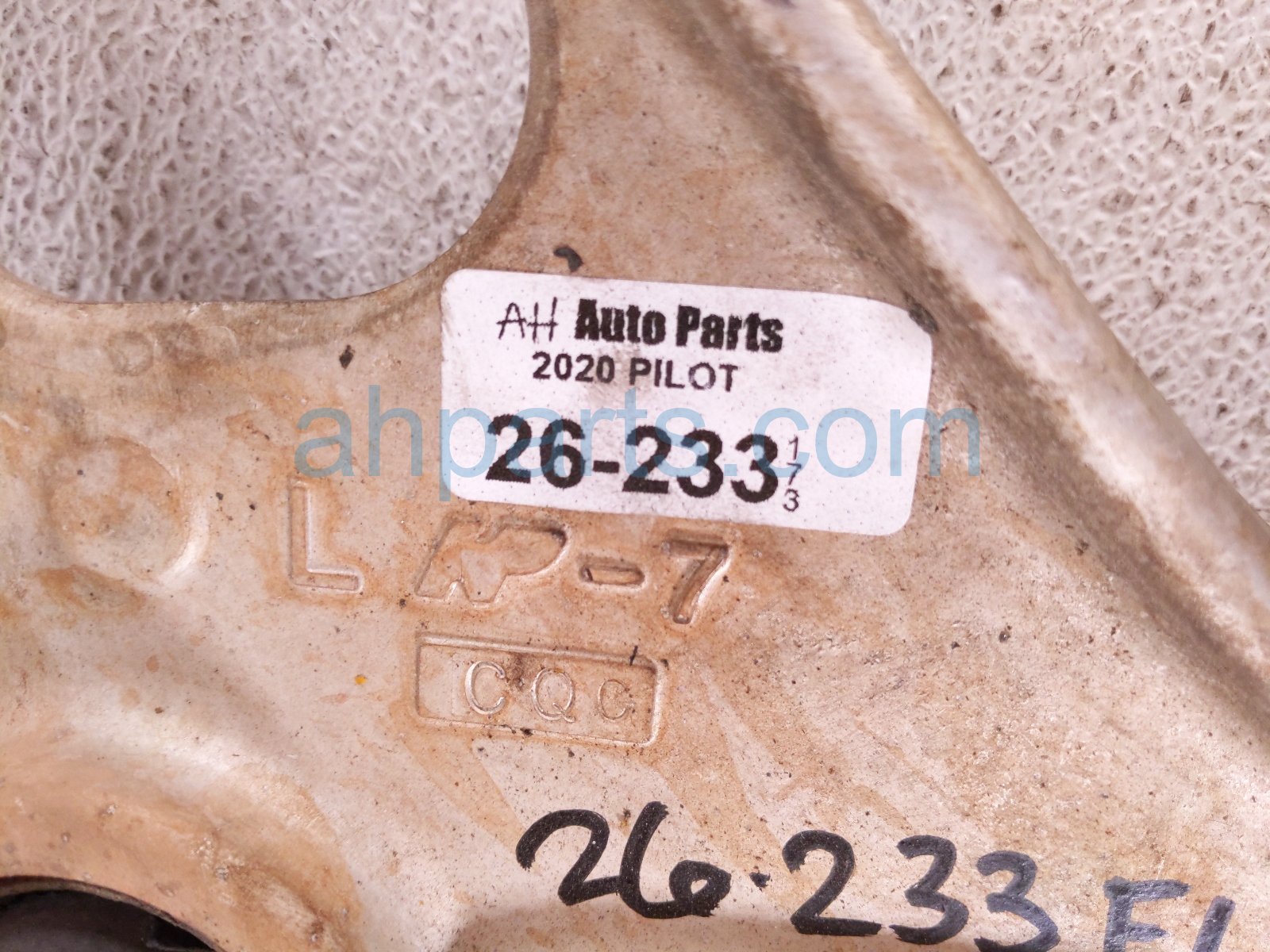 2020 Honda Pilot Front Driver Lower Control Arm 51360 TZ5 A10 Replacement 2020 Honda Pilot Front Driver Lower Control Arm 51360 TZ5 A10 Replacement thumbnail