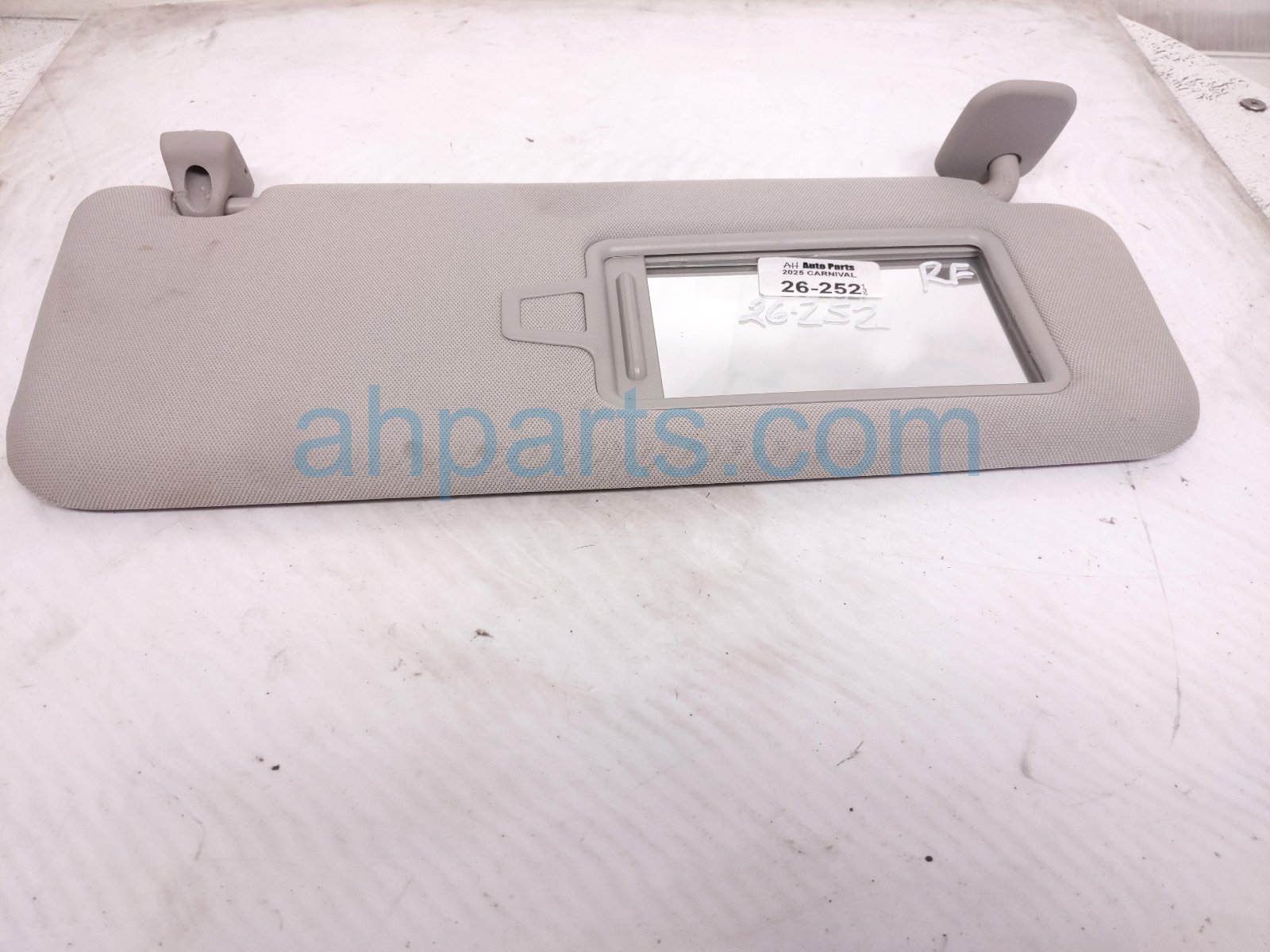2025 Kia Carnival Passenger Sun Visor Grey 85220 R0130GYT Replacement 2025 Kia Carnival Passenger Sun Visor Grey 85220 R0130GYT Replacement thumbnail