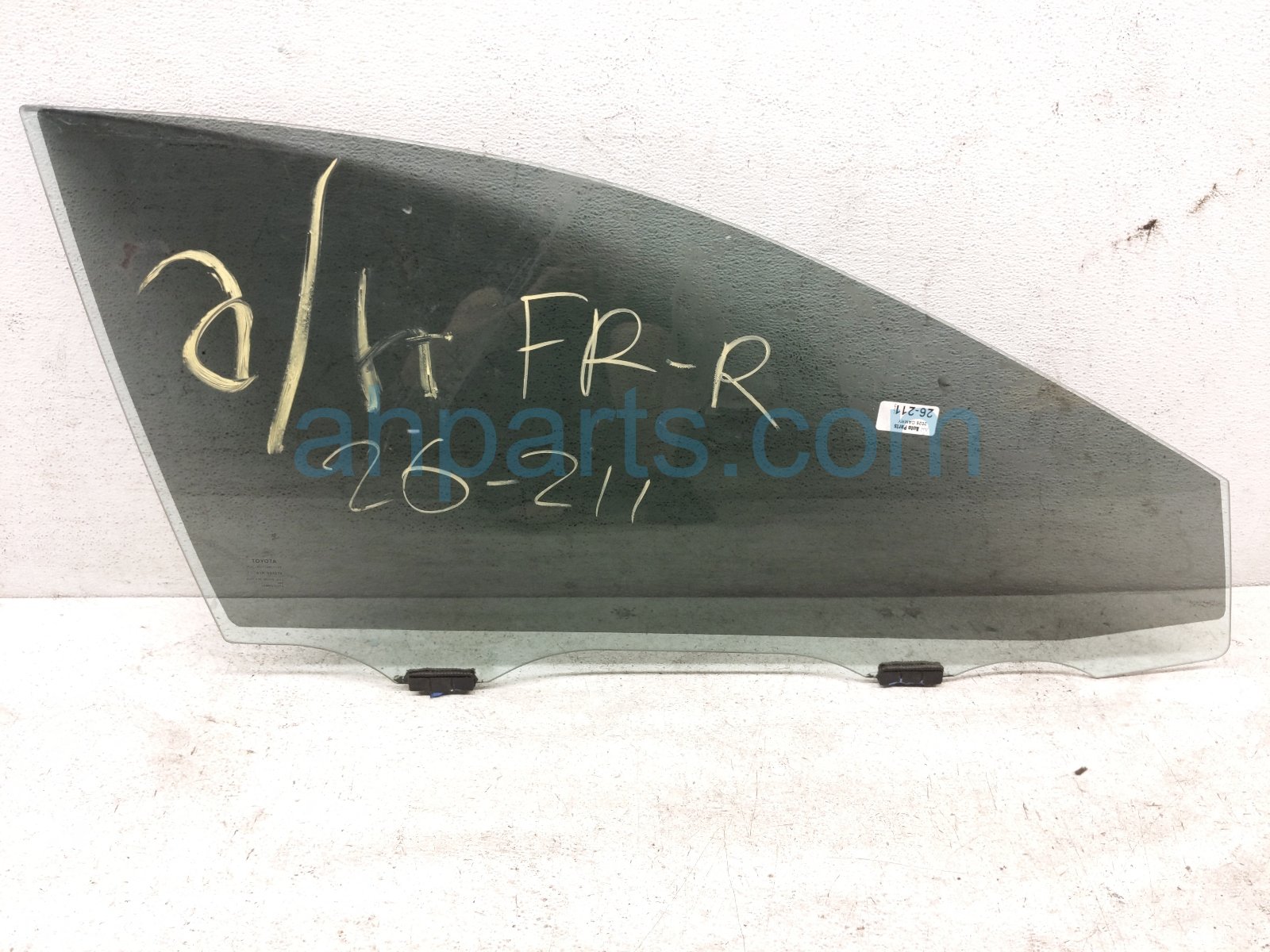 Toyota FR/RH DOOR GLASS WINDOW Toyota FR/RH DOOR GLASS WINDOW