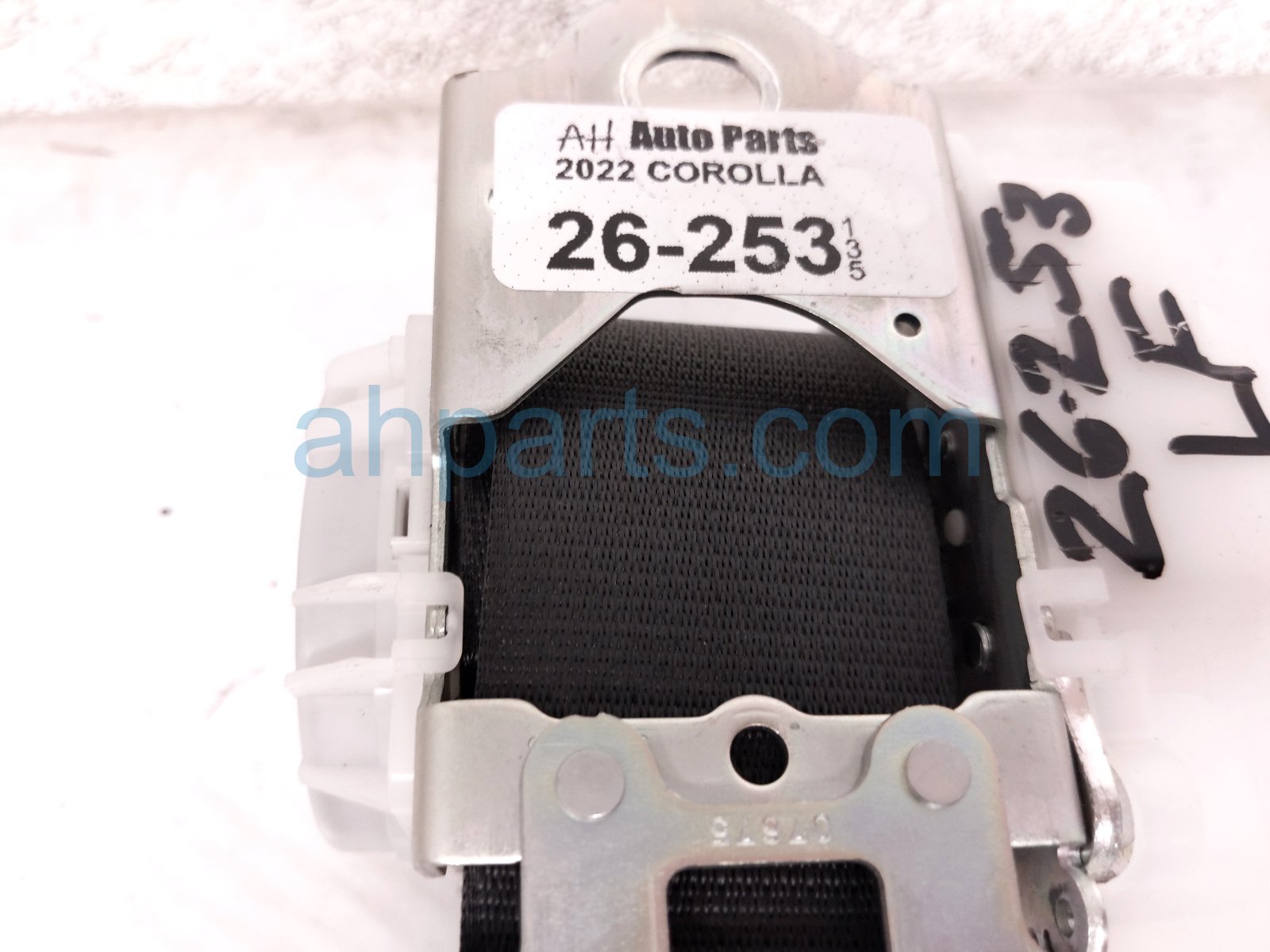 2022 Toyota Corolla Front Driver Seat Belt Black 73220 47221 C7 Replacement 2022 Toyota Corolla Front Driver Seat Belt Black 73220 47221 C7 Replacement thumbnail