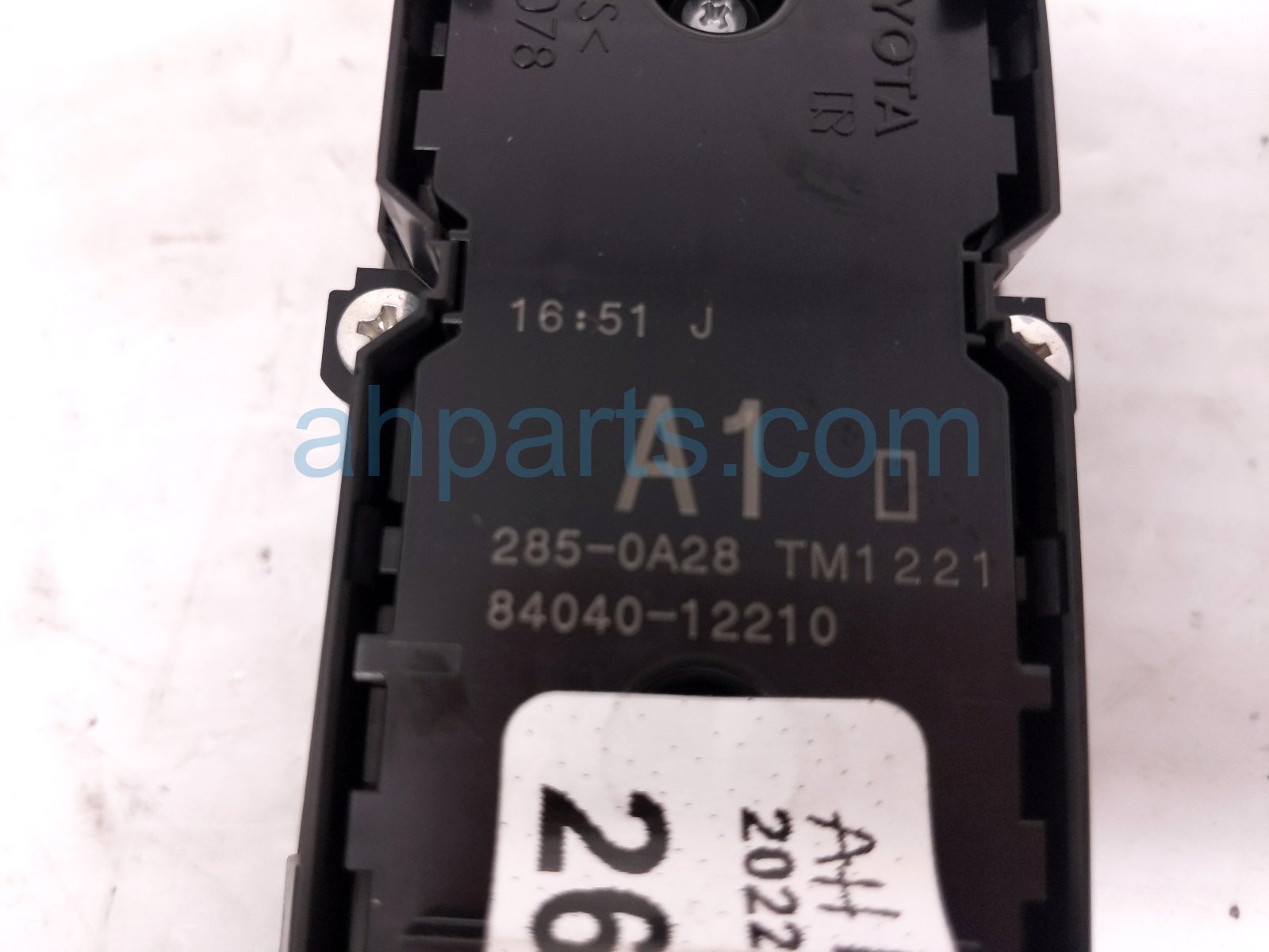 2022 Toyota Corolla Power / Master Window Control Switch 84040 12210 Replacement 2022 Toyota Corolla Power / Master Window Control Switch 84040 12210 Replacement thumbnail
