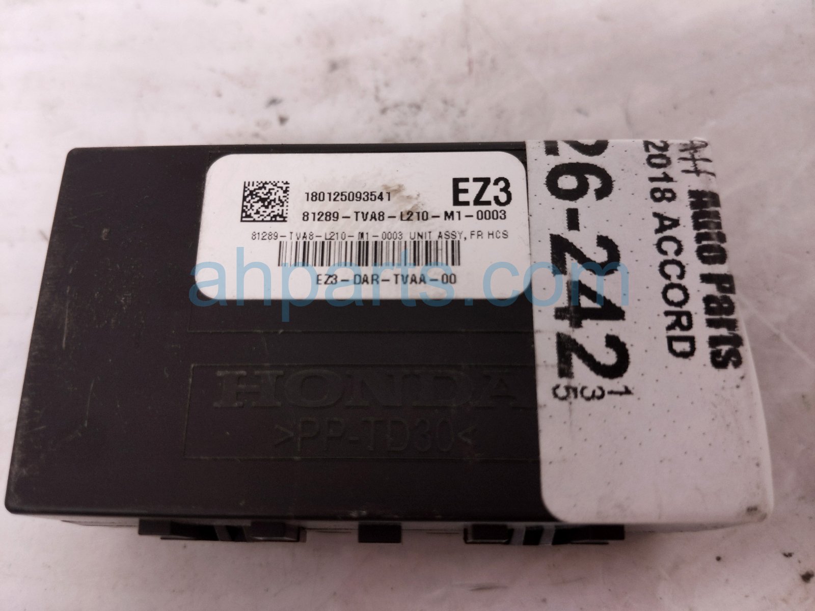 2018 Honda Accord Hcs Unit (front) 81289 TVA L21 Replacement 2018 Honda Accord Hcs Unit (front) 81289 TVA L21 Replacement thumbnail
