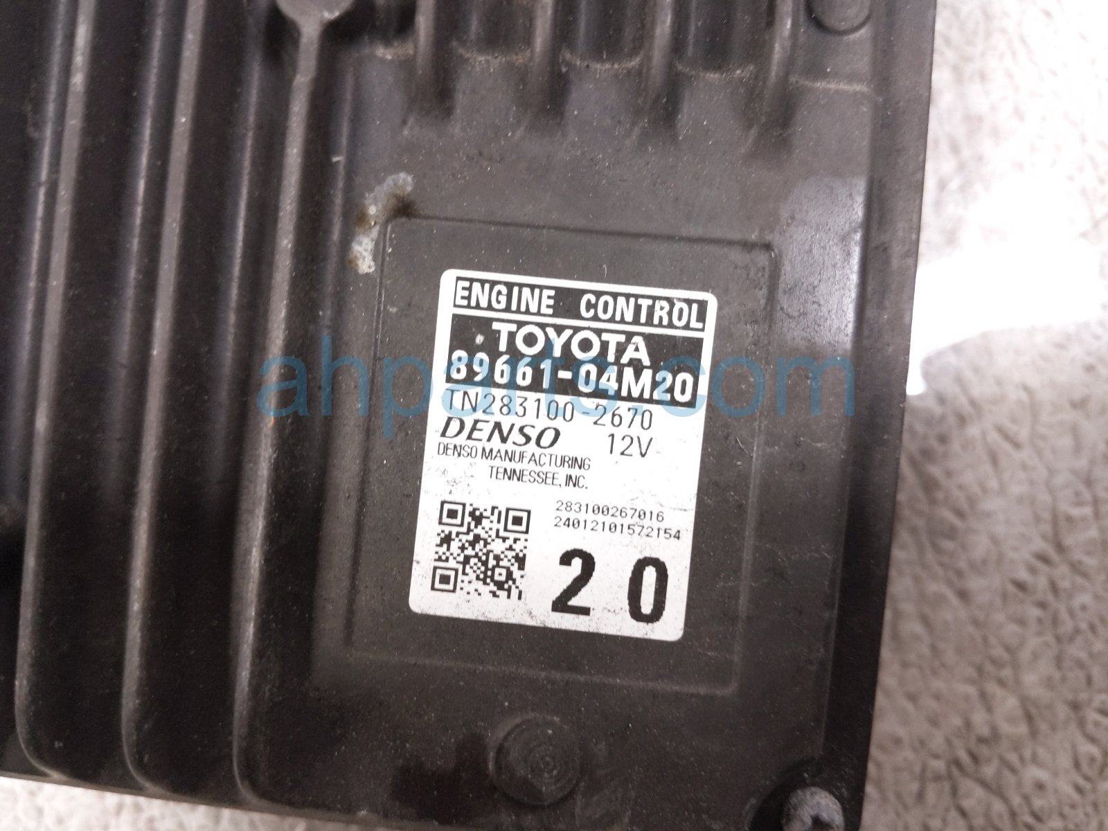 2024 Toyota Tacoma Ecu / Computer Engine Control Module 2.4l At 4x4 89661 04M20 Replacement 2024 Toyota Tacoma Ecu / Computer Engine Control Module 2.4l At 4x4 89661 04M20 Replacement thumbnail
