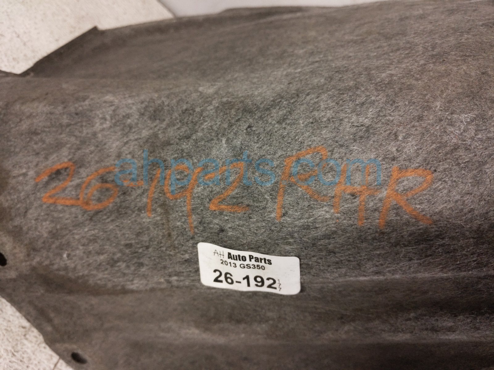 2013 Lexus Gs350 Rear Passenger Inner Fender Liner 65637 30141 Replacement 2013 Lexus Gs350 Rear Passenger Inner Fender Liner 65637 30141 Replacement thumbnail