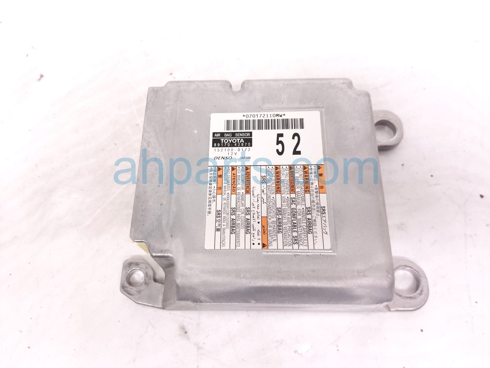 2019 Toyota Rav 4 Srs Airbag Computer 2 Blown Ab 89170 42870 Replacement 2019 Toyota Rav 4 Srs Airbag Computer 2 Blown Ab 89170 42870 Replacement
