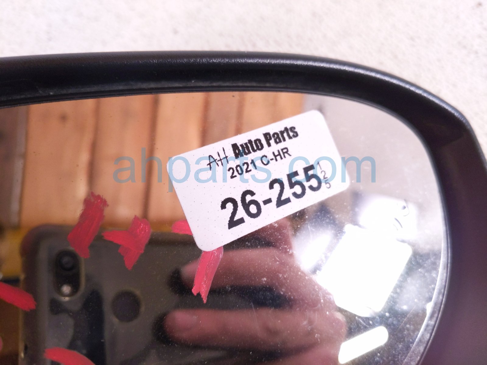2021 Toyota C HR Rear Driver Side View Mirror Red 87940 F4062 Replacement 2021 Toyota C HR Rear Driver Side View Mirror Red 87940 F4062 Replacement thumbnail