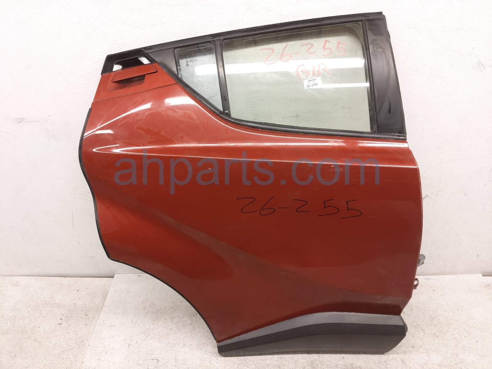 Toyota RR/RH DOOR - RED - NO INSIDE TRIM