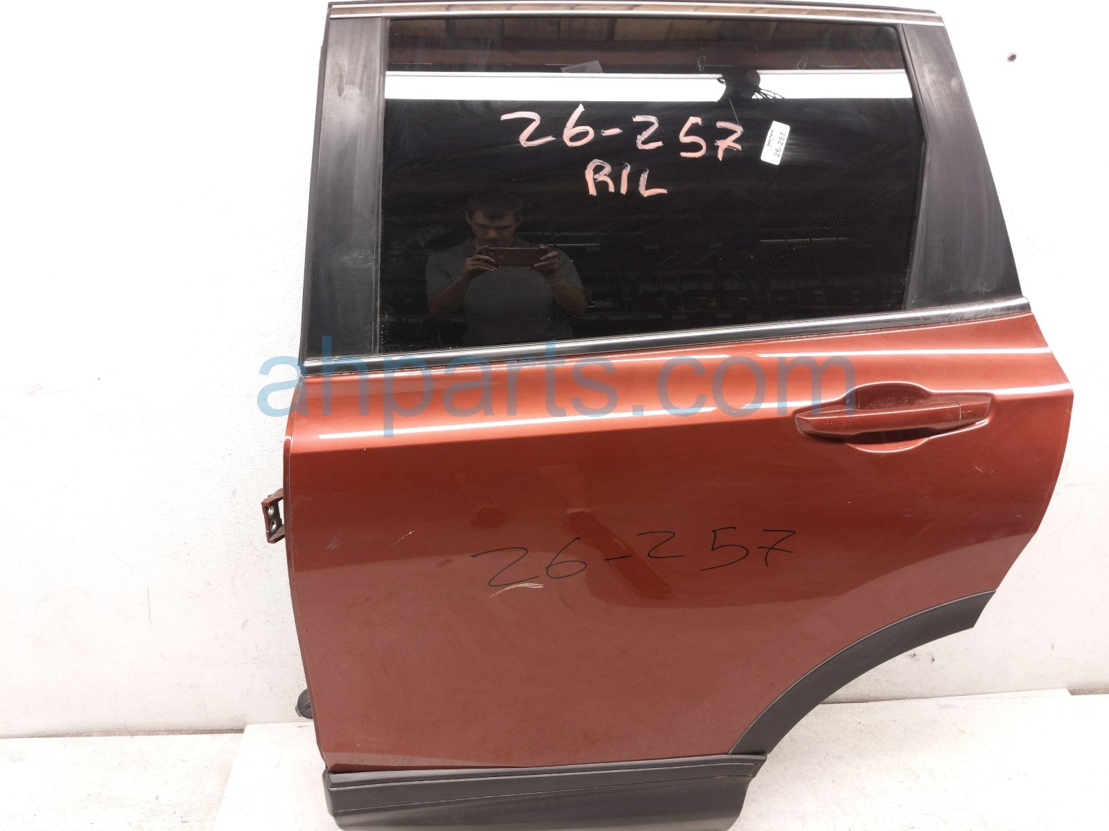 2021 Honda CR V Rear Driver Door Red No Inside Trim 67550 TLA A00ZZ Replacement 2021 Honda CR V Rear Driver Door Red No Inside Trim 67550 TLA A00ZZ Replacement thumbnail
