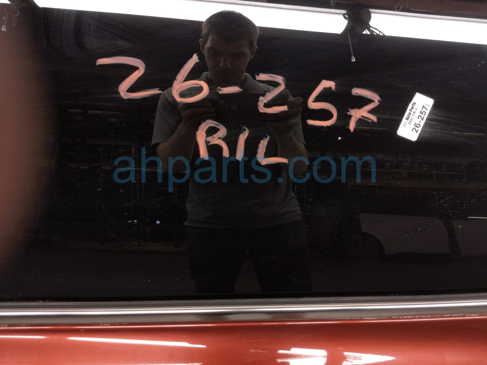 2021 Honda CR V Rear Driver Door Red No Inside Trim 67550 TLA A00ZZ Replacement 2021 Honda CR V Rear Driver Door Red No Inside Trim 67550 TLA A00ZZ Replacement thumbnail