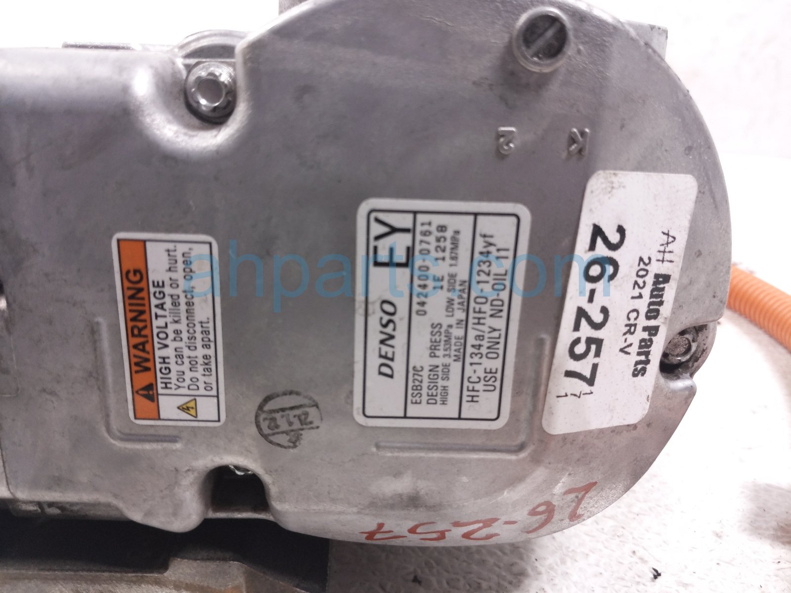 2021 Honda CR V Air + Clutch Ac Pump / Compressor 38800 5RD A01 Replacement 2021 Honda CR V Air + Clutch Ac Pump / Compressor 38800 5RD A01 Replacement thumbnail