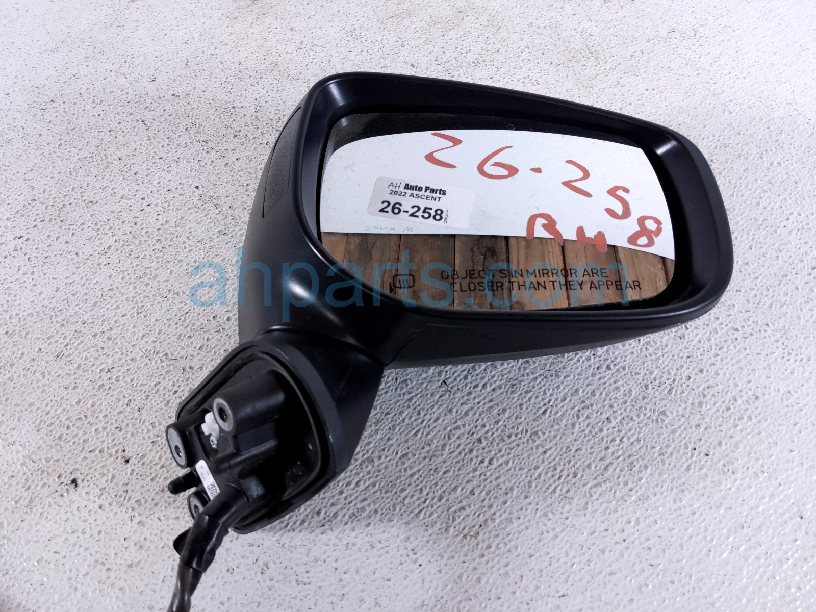 2022 Subaru Ascent Rear Passenger Side View Mirror Black 91036XC07D Replacement 2022 Subaru Ascent Rear Passenger Side View Mirror Black 91036XC07D Replacement thumbnail