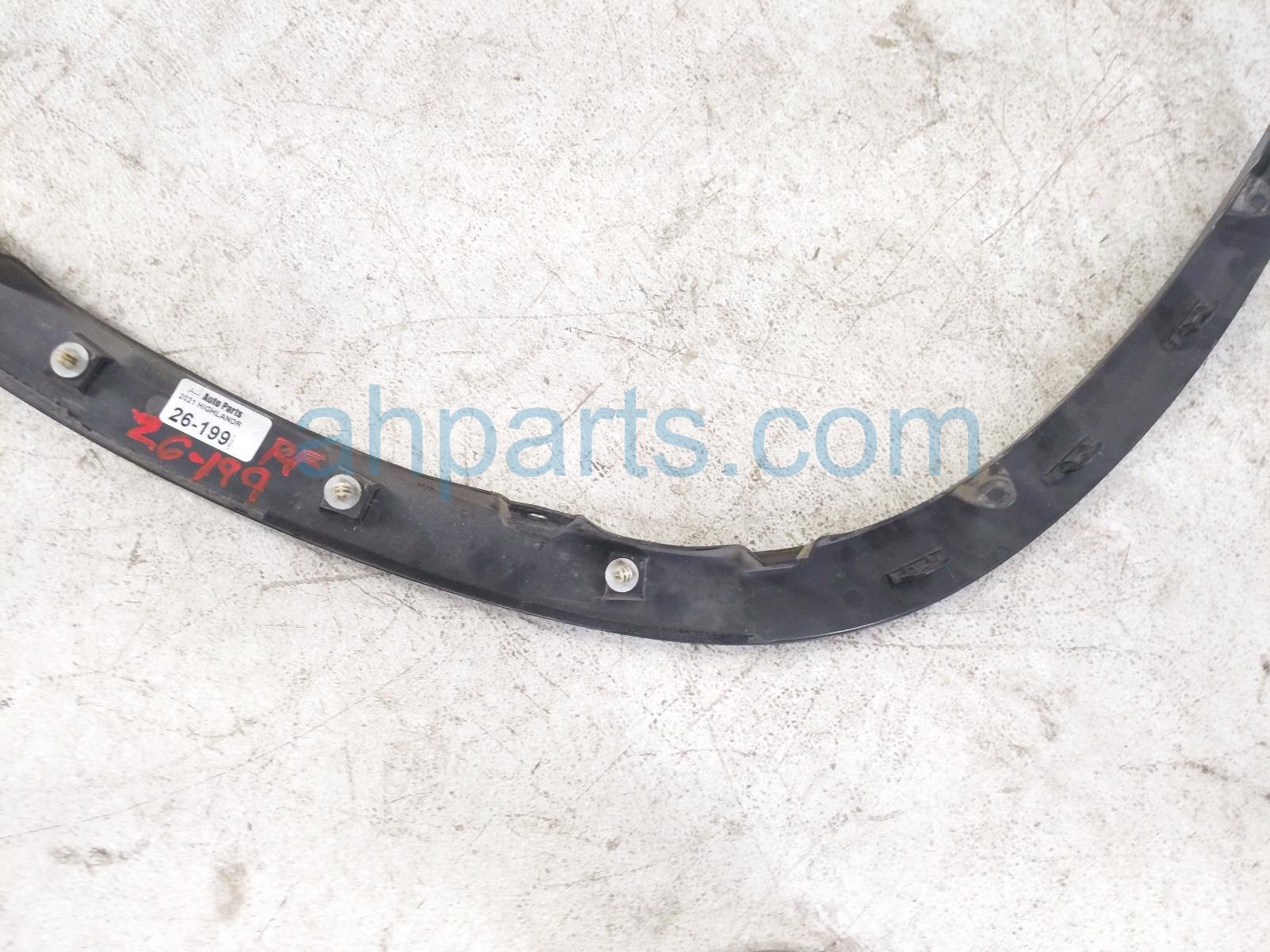 2021 Toyota Highlander Front Passenger Fender Flare Black 75085 0E040 Replacement 2021 Toyota Highlander Front Passenger Fender Flare Black 75085 0E040 Replacement thumbnail