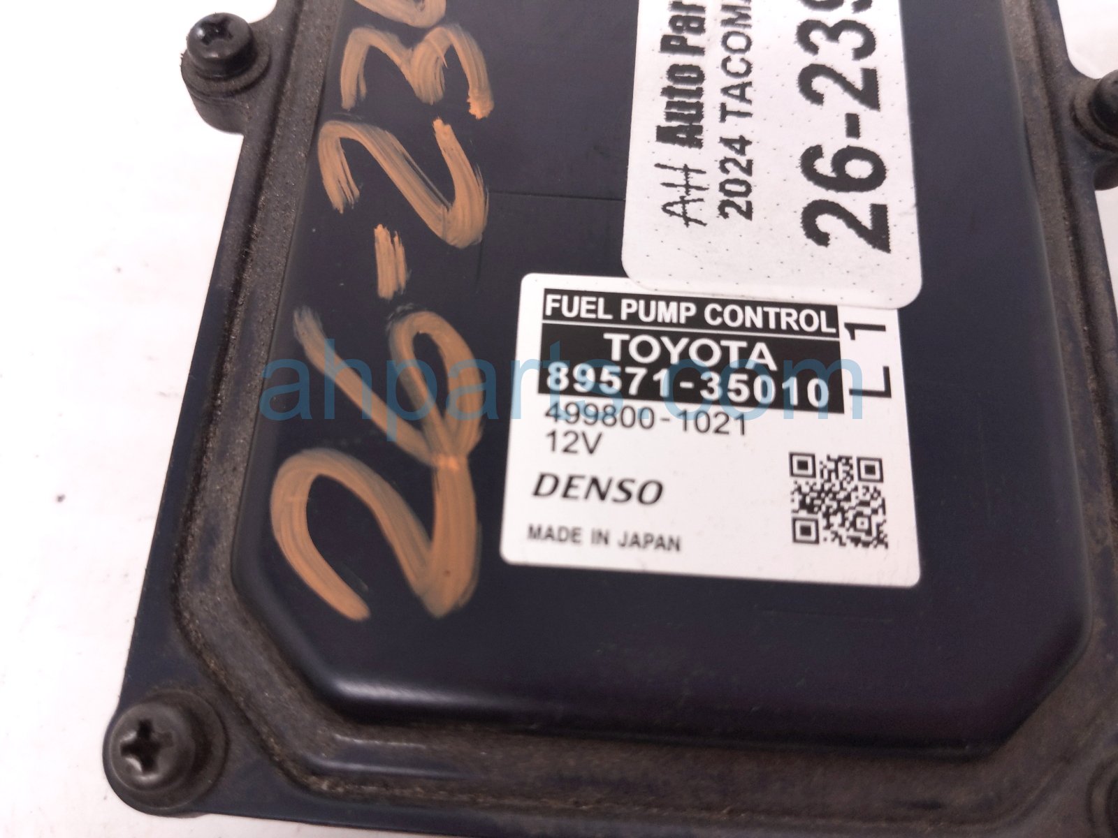 2024 Toyota Tacoma Fuel Pump Control Module 2.4l 4x4 89571 35010 Replacement 2024 Toyota Tacoma Fuel Pump Control Module 2.4l 4x4 89571 35010 Replacement thumbnail