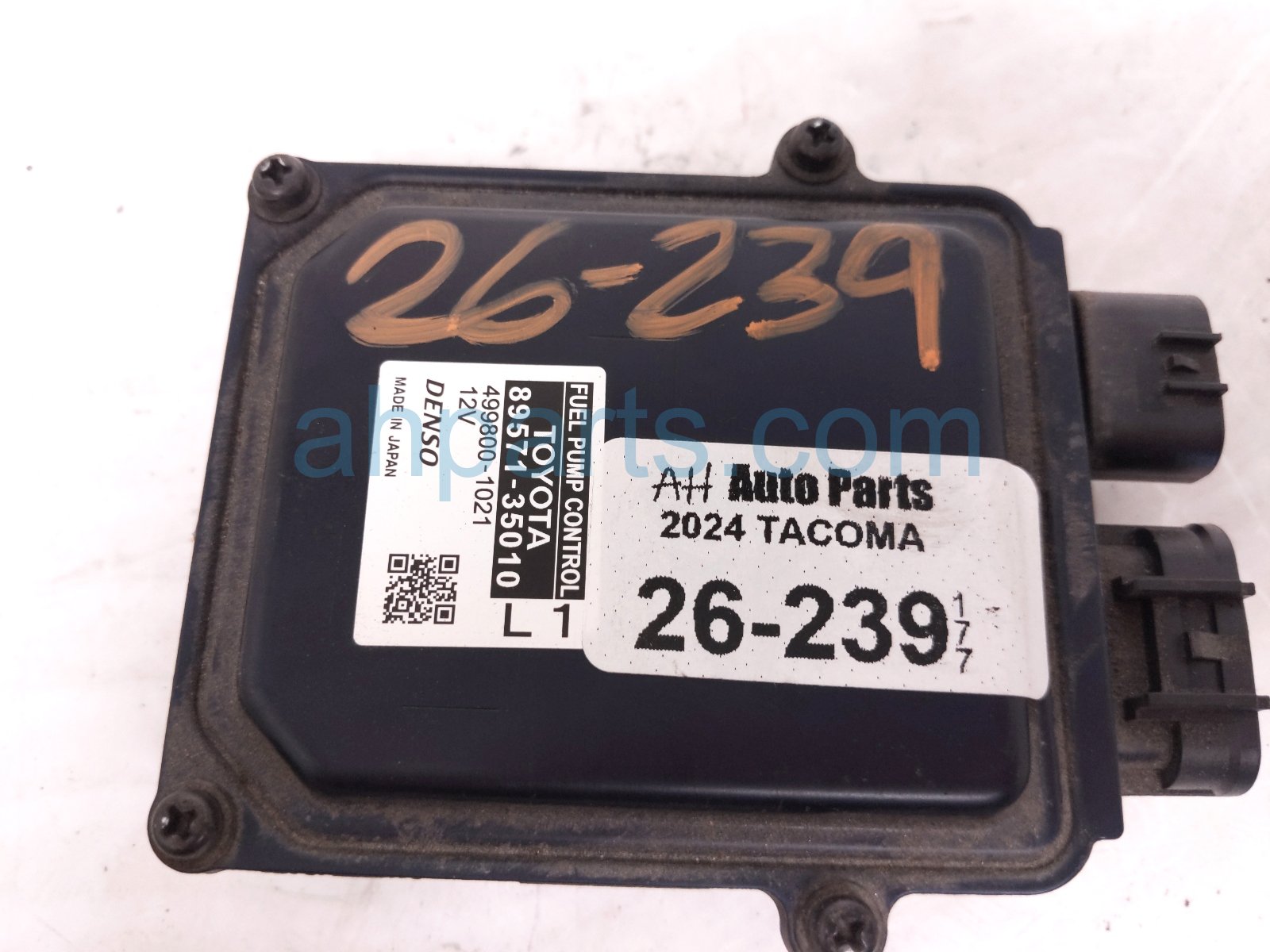 2024 Toyota Tacoma Fuel Pump Control Module 2.4l 4x4 89571 35010 Replacement 2024 Toyota Tacoma Fuel Pump Control Module 2.4l 4x4 89571 35010 Replacement thumbnail