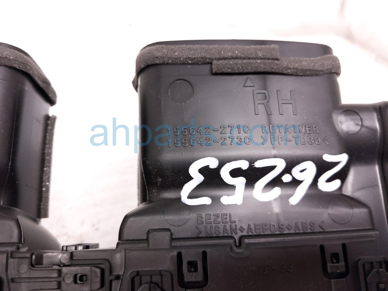 2022 Toyota Corolla Center Dash Air Vent W/hazard Blk 55670 12720 Replacement 2022 Toyota Corolla Center Dash Air Vent W/hazard Blk 55670 12720 Replacement thumbnail
